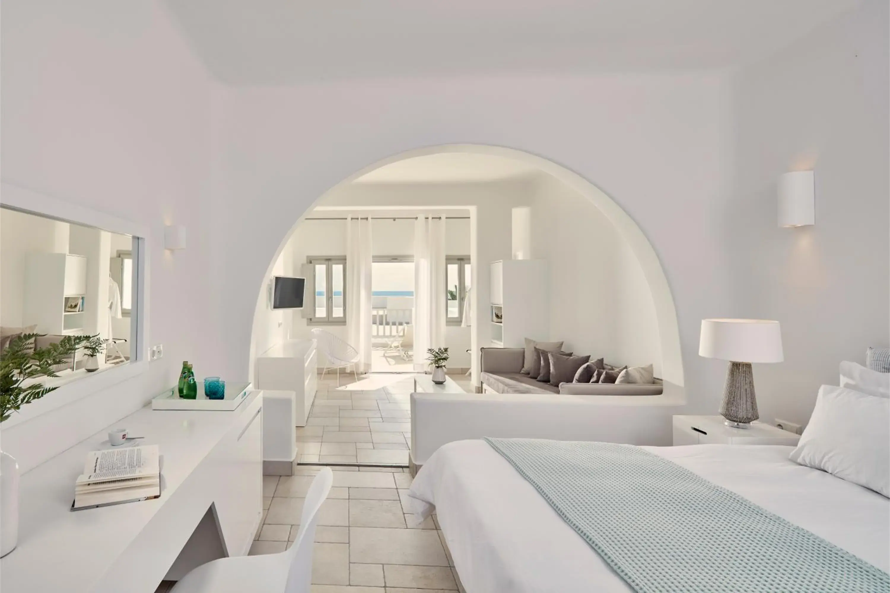 Bedroom, Bed in Aqua Blue Beach Hotel Bedroom, Bed in Aqua Blue Beach Hotel