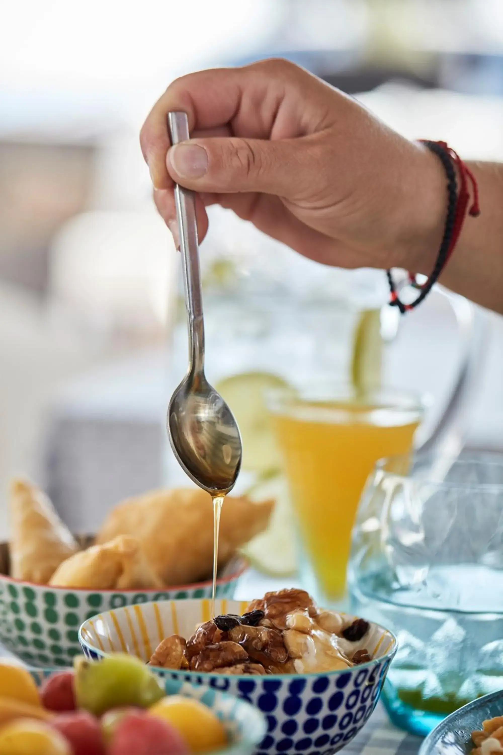 Food in Aqua Blue Beach Hotel Food in Aqua Blue Beach Hotel