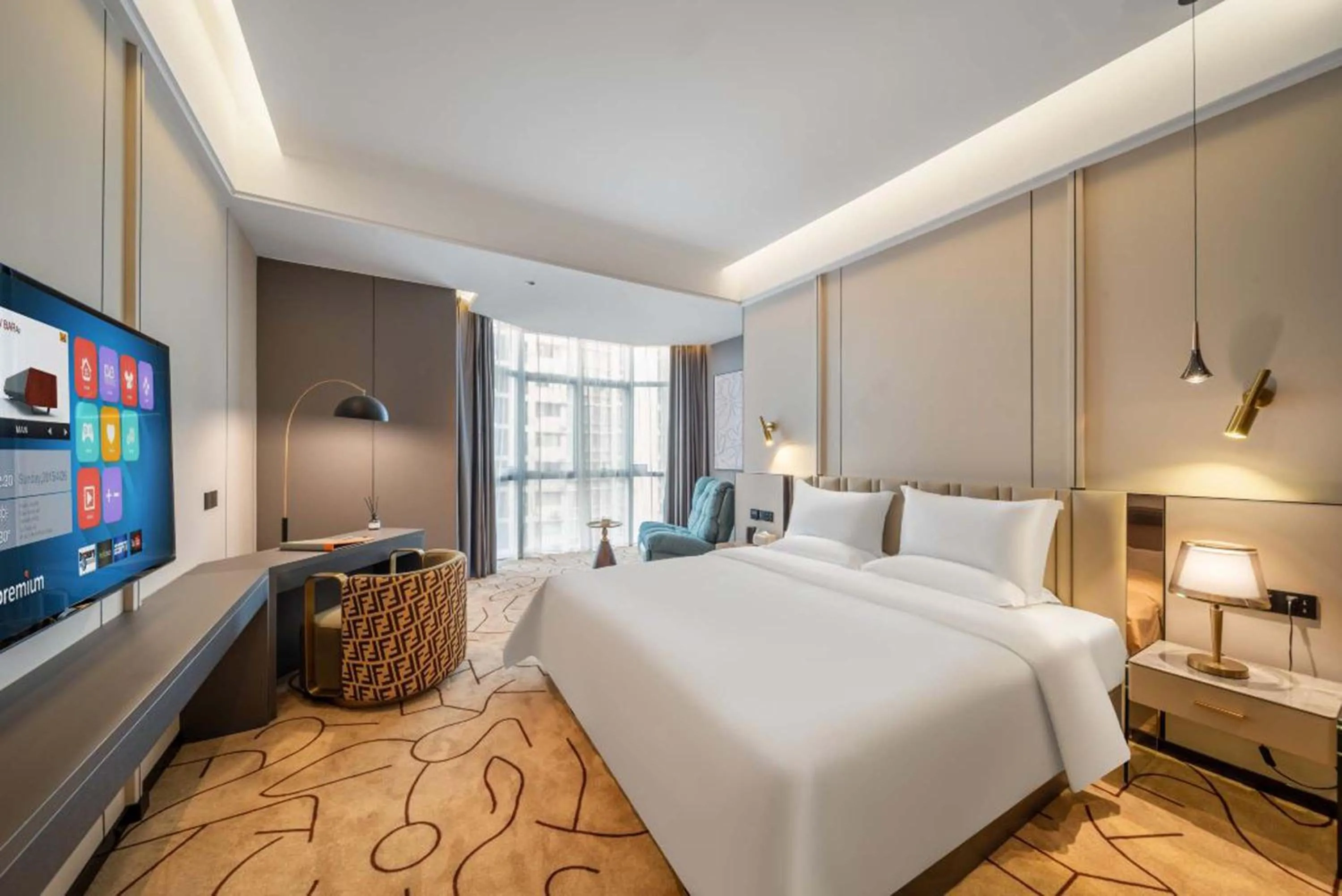 Bed in Pilot Hotel