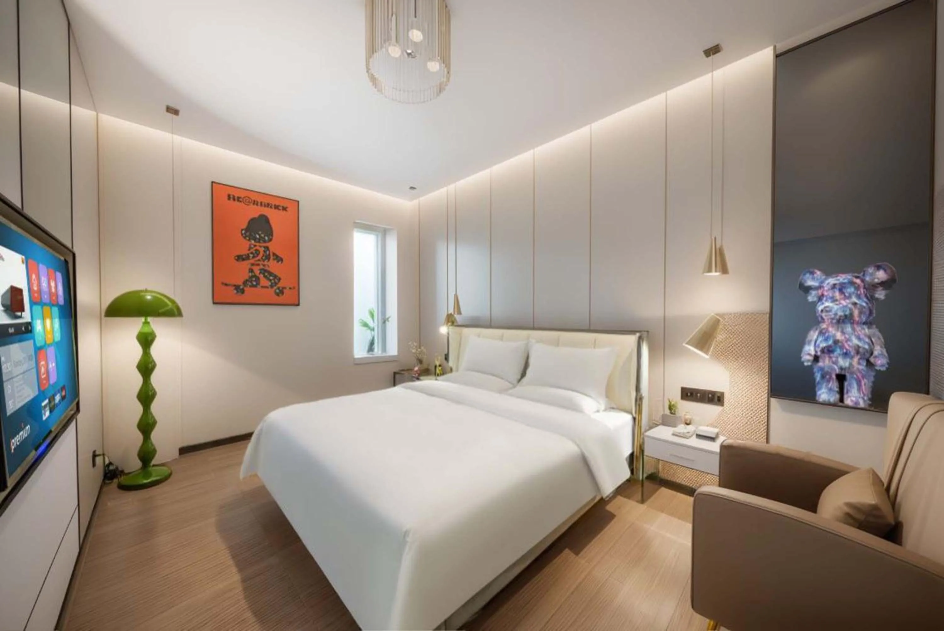 Bed in Pilot Hotel