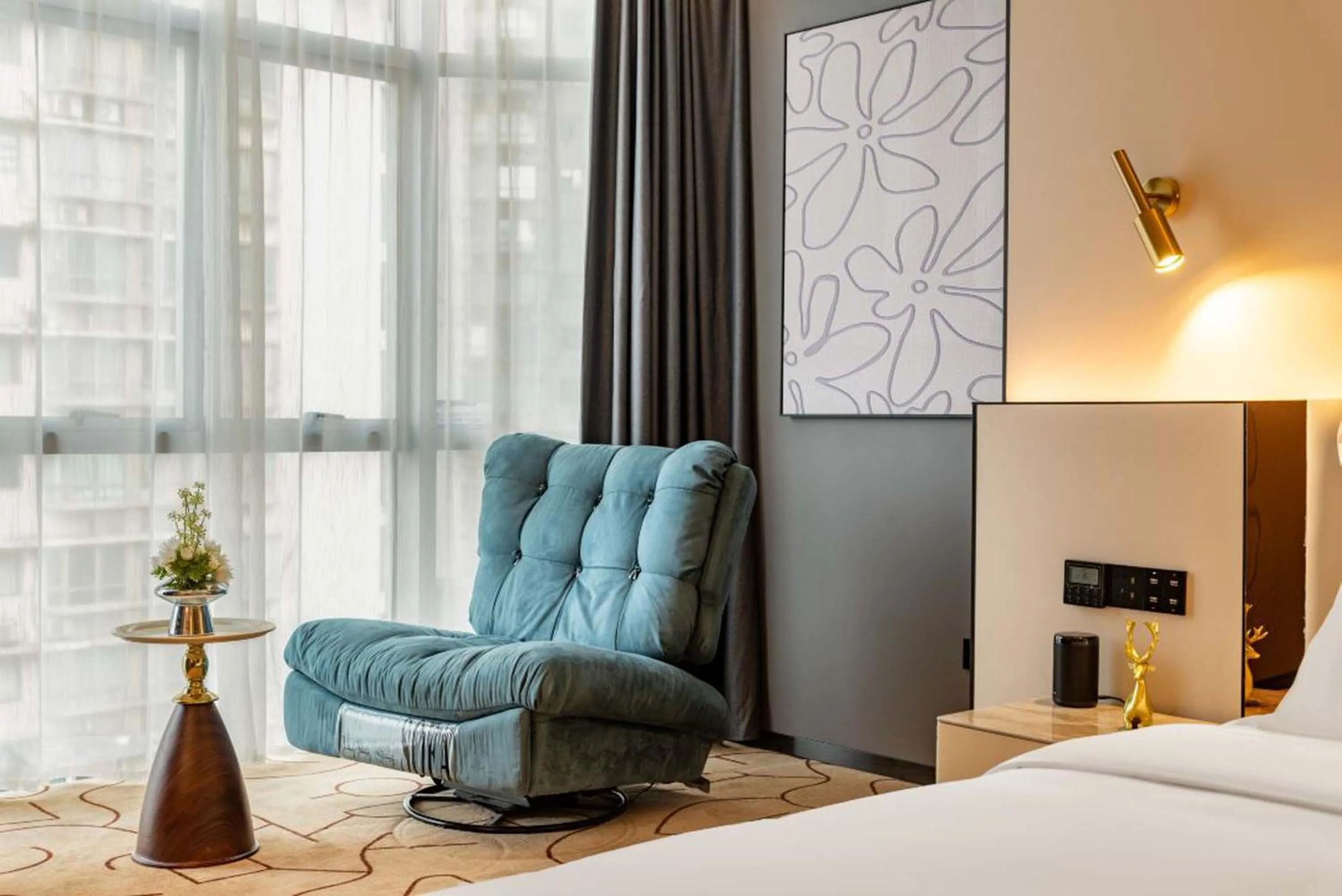 Bed in Pilot Hotel