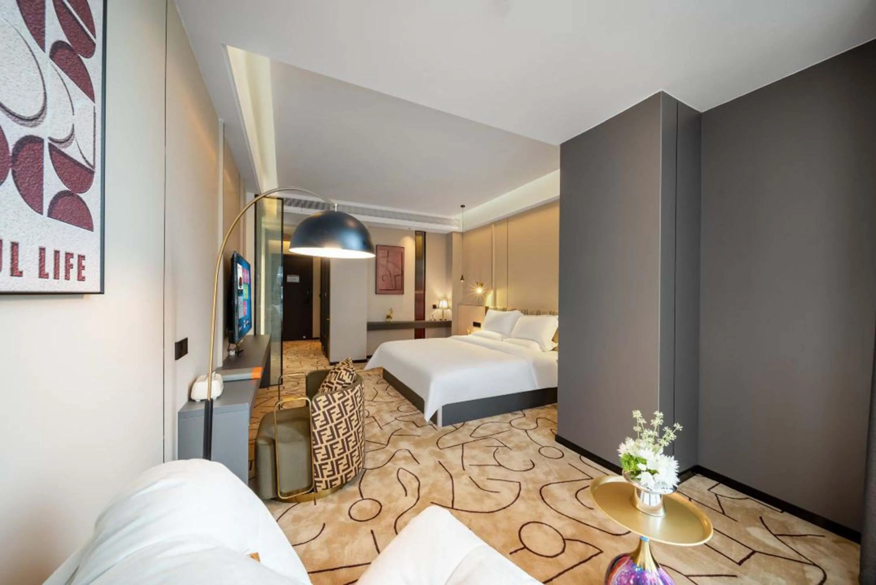 Bed in Pilot Hotel