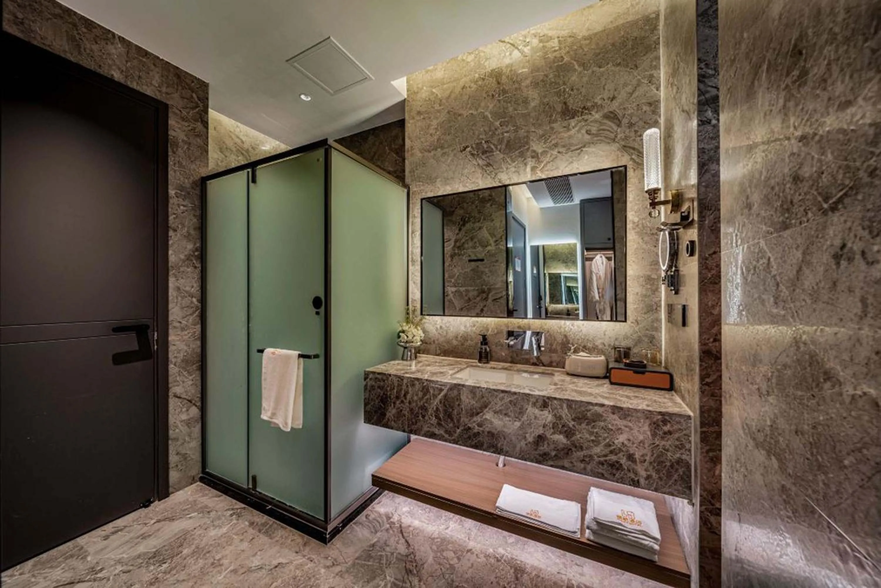 Shower in Pilot Hotel