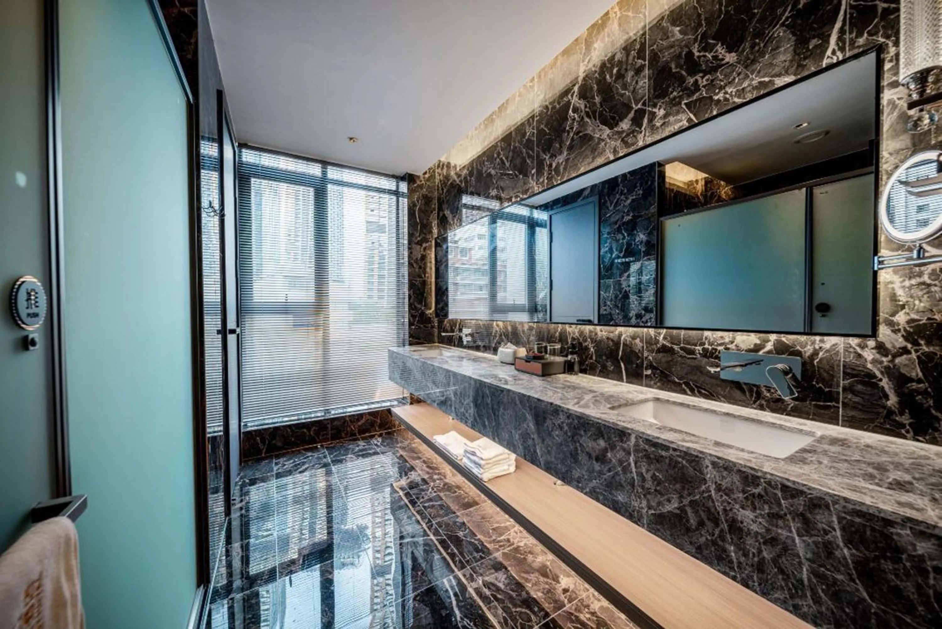 Shower in Pilot Hotel