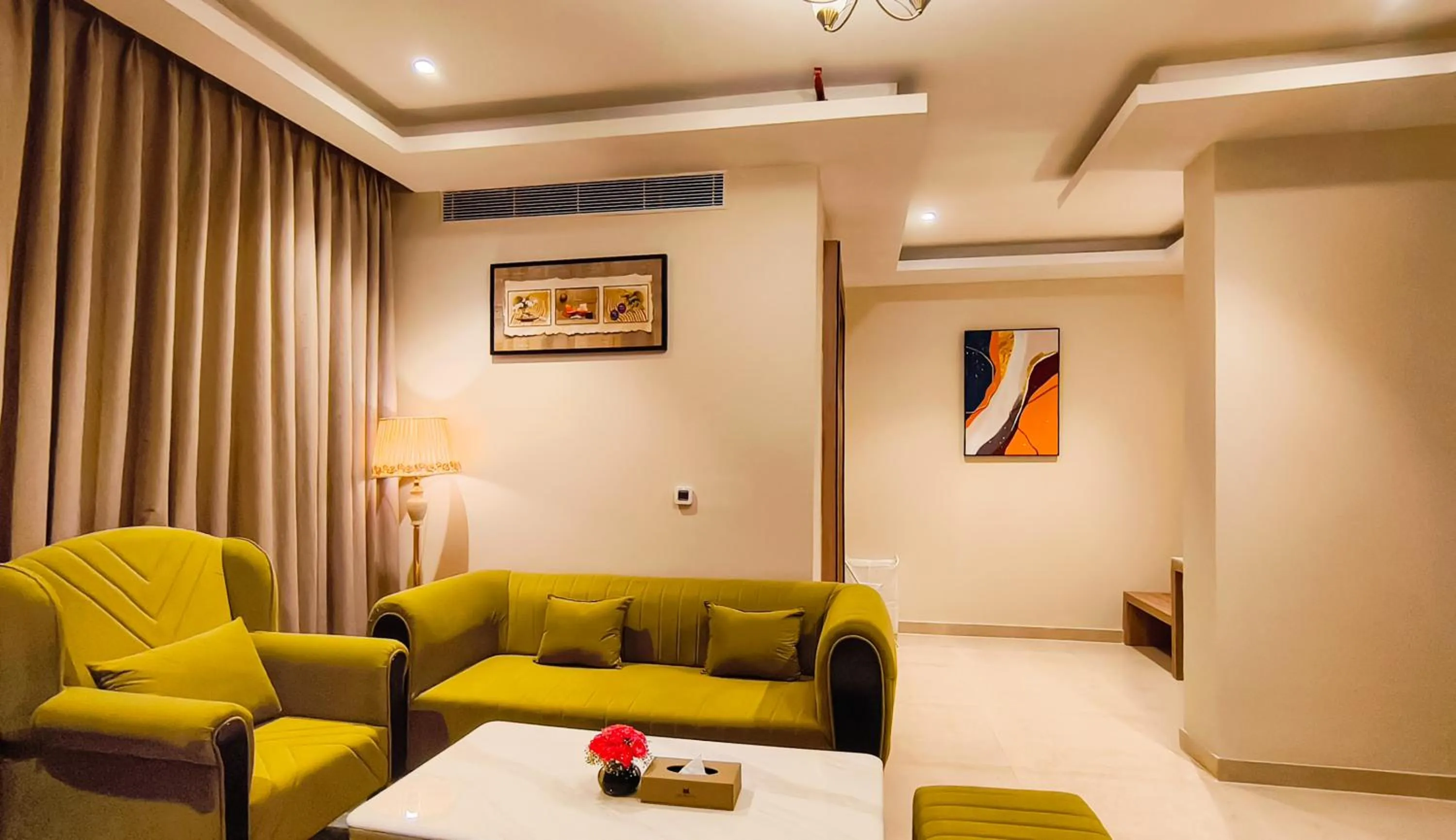 Living room in The Meriton