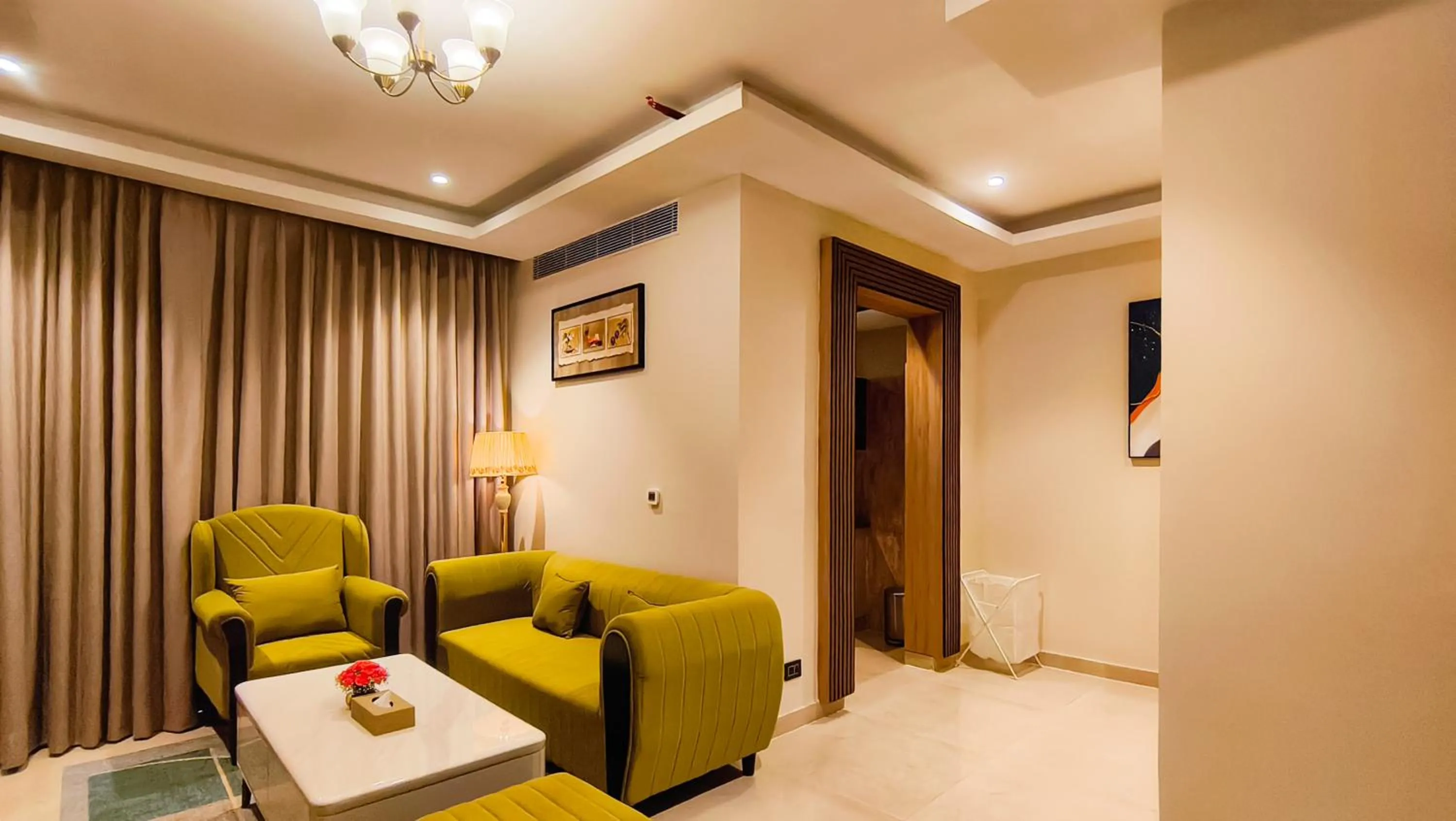 Living room in The Meriton