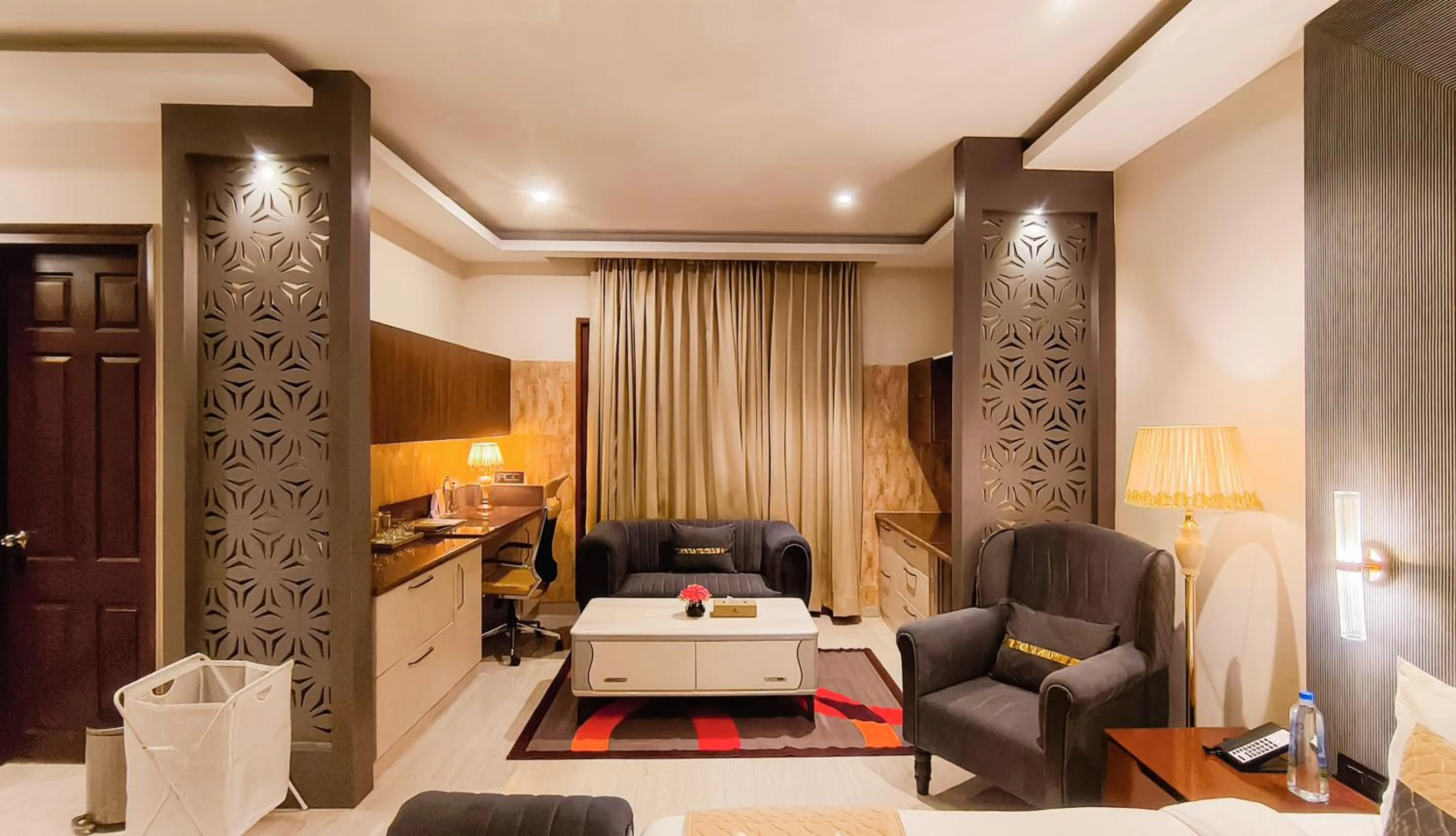 Seating area in The Meriton