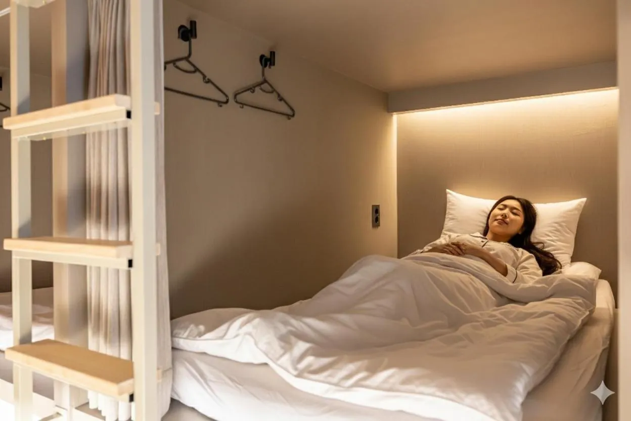 Bed in THE EXTAY Lounge Jongno