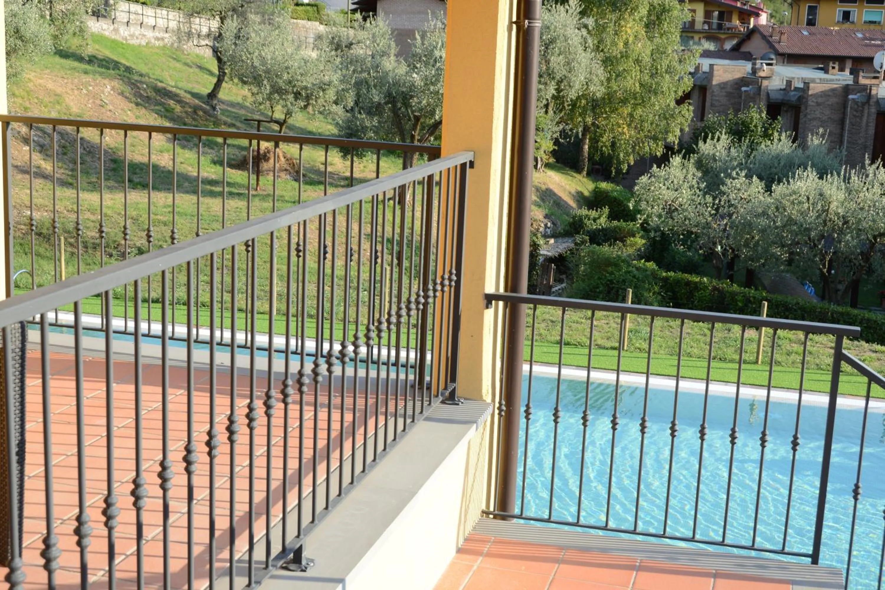 Pool view in La Perla