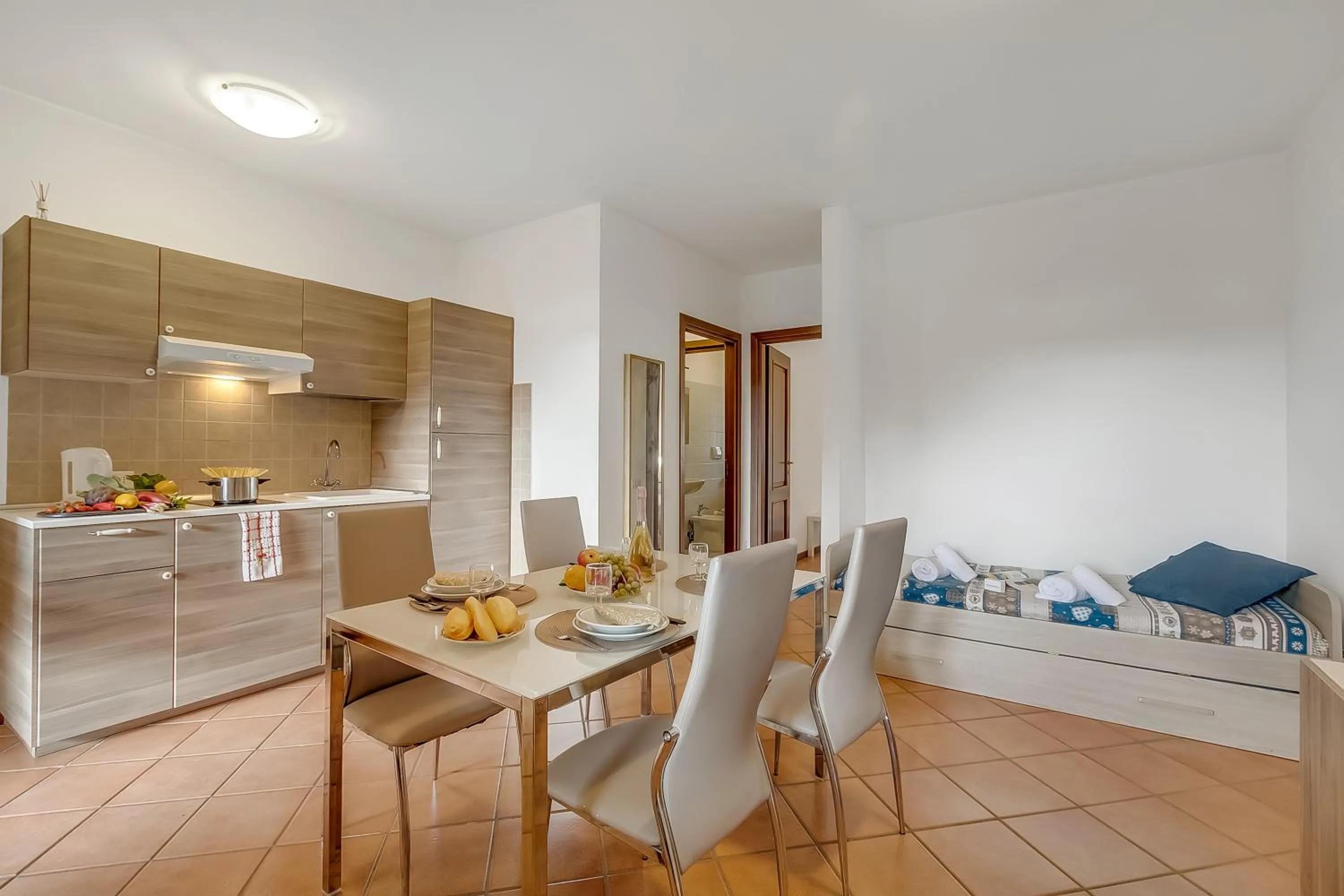 Dining area in Residence La Perla