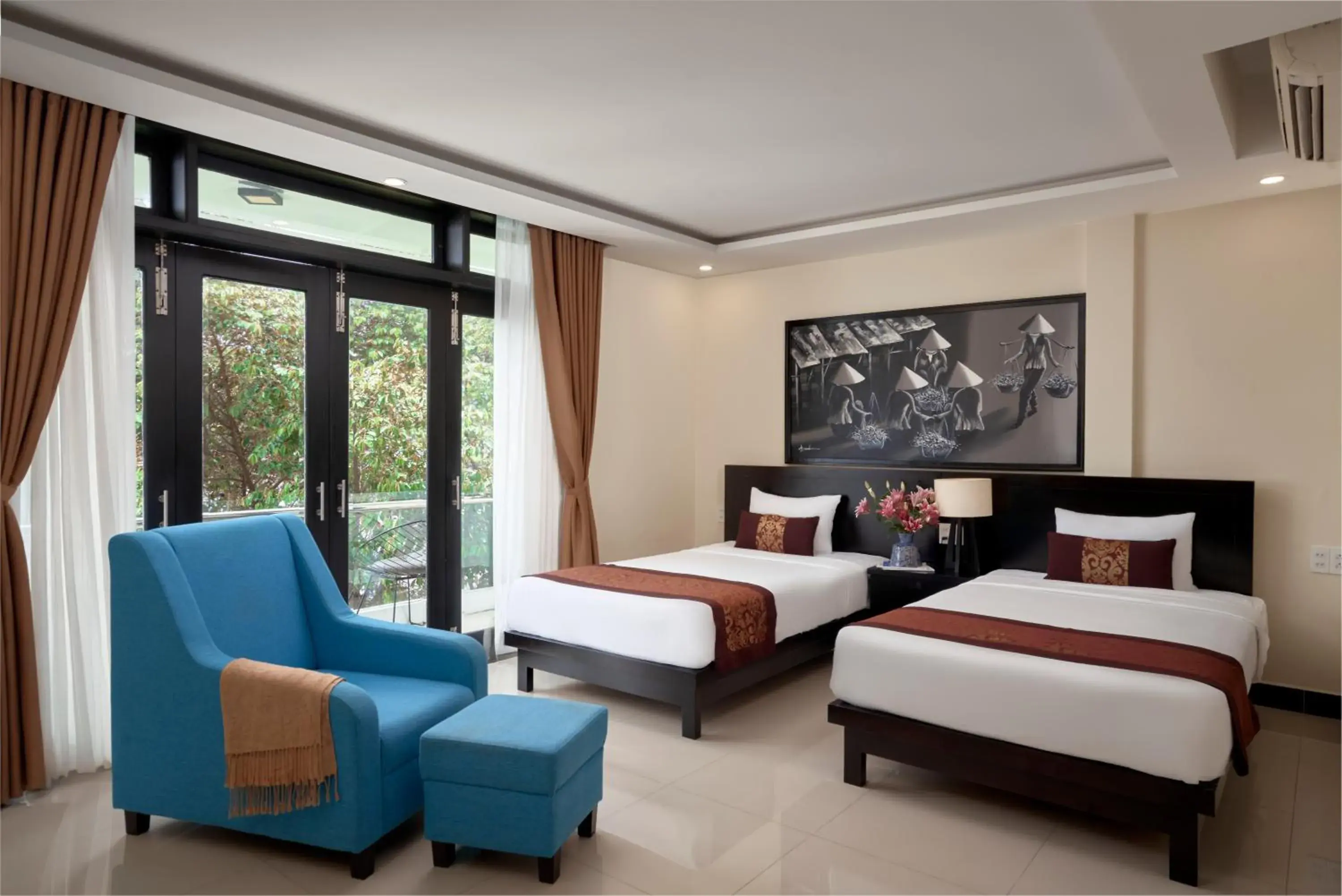 Family Connecting Suite with Balcony in Banana Garden Villa Family Connecting Suite with Balcony in Banana Garden Villa