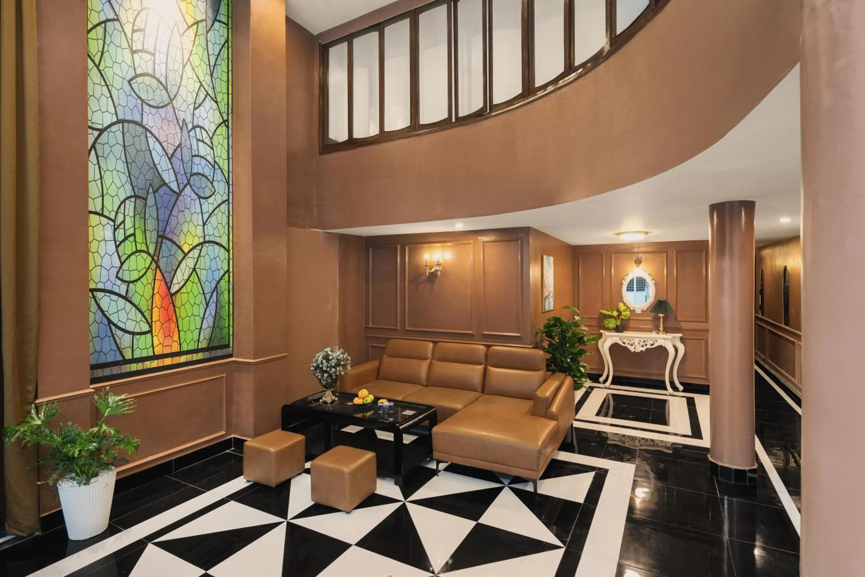 Seating area in Vina Vintage Hotel