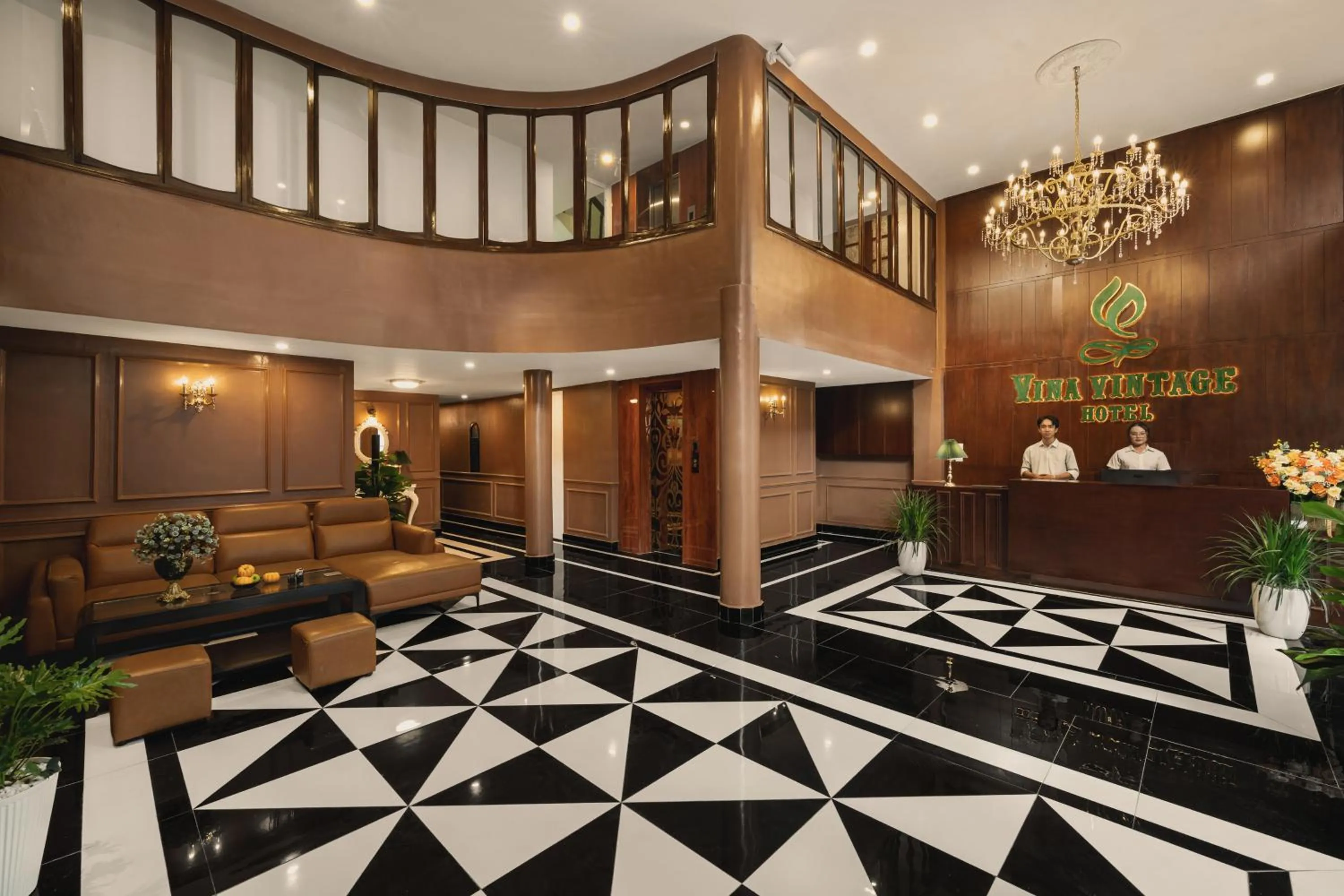 Lobby or reception in Vina Vintage Hotel