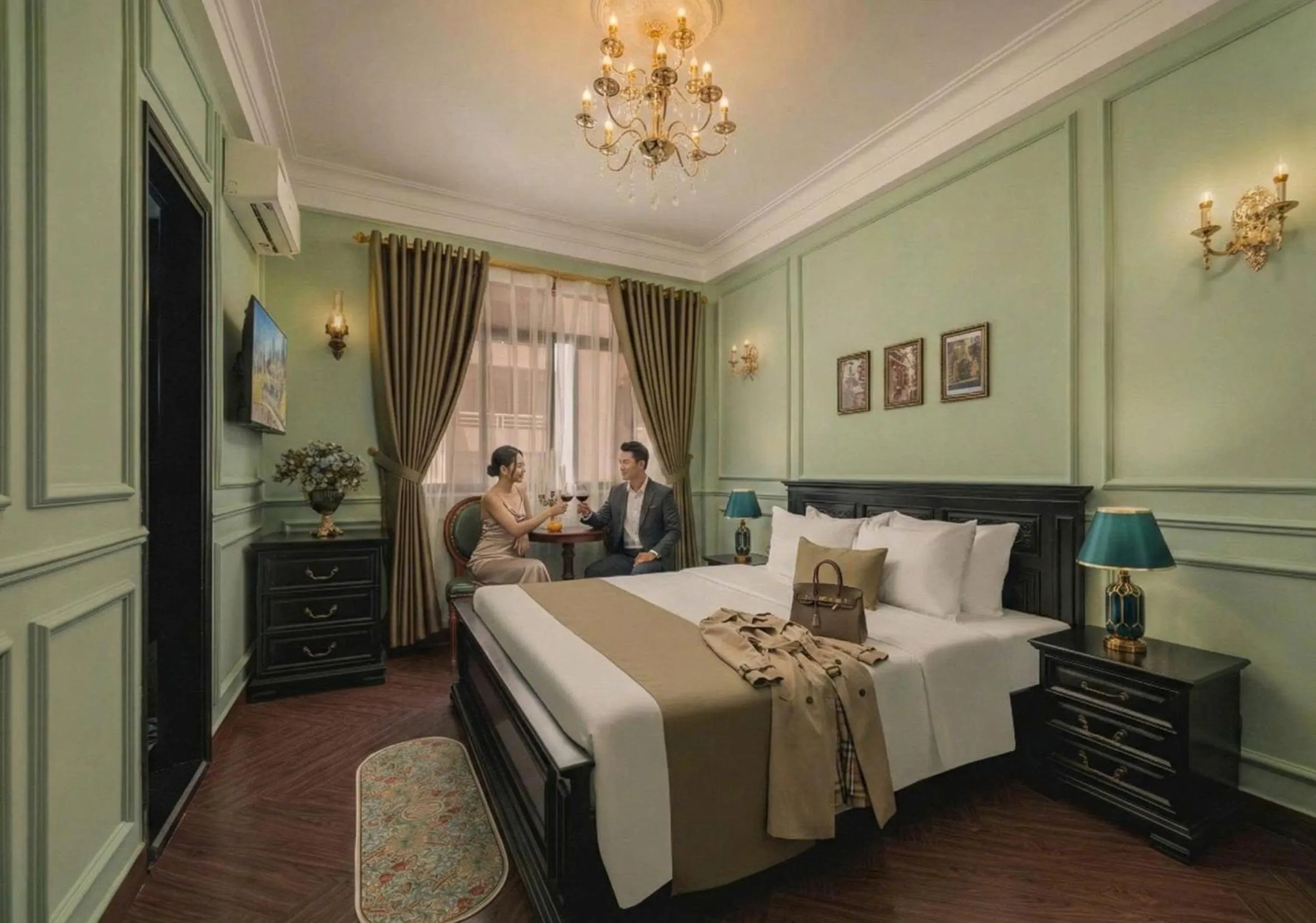 Bedroom, Bed in Vina Vintage Hotel