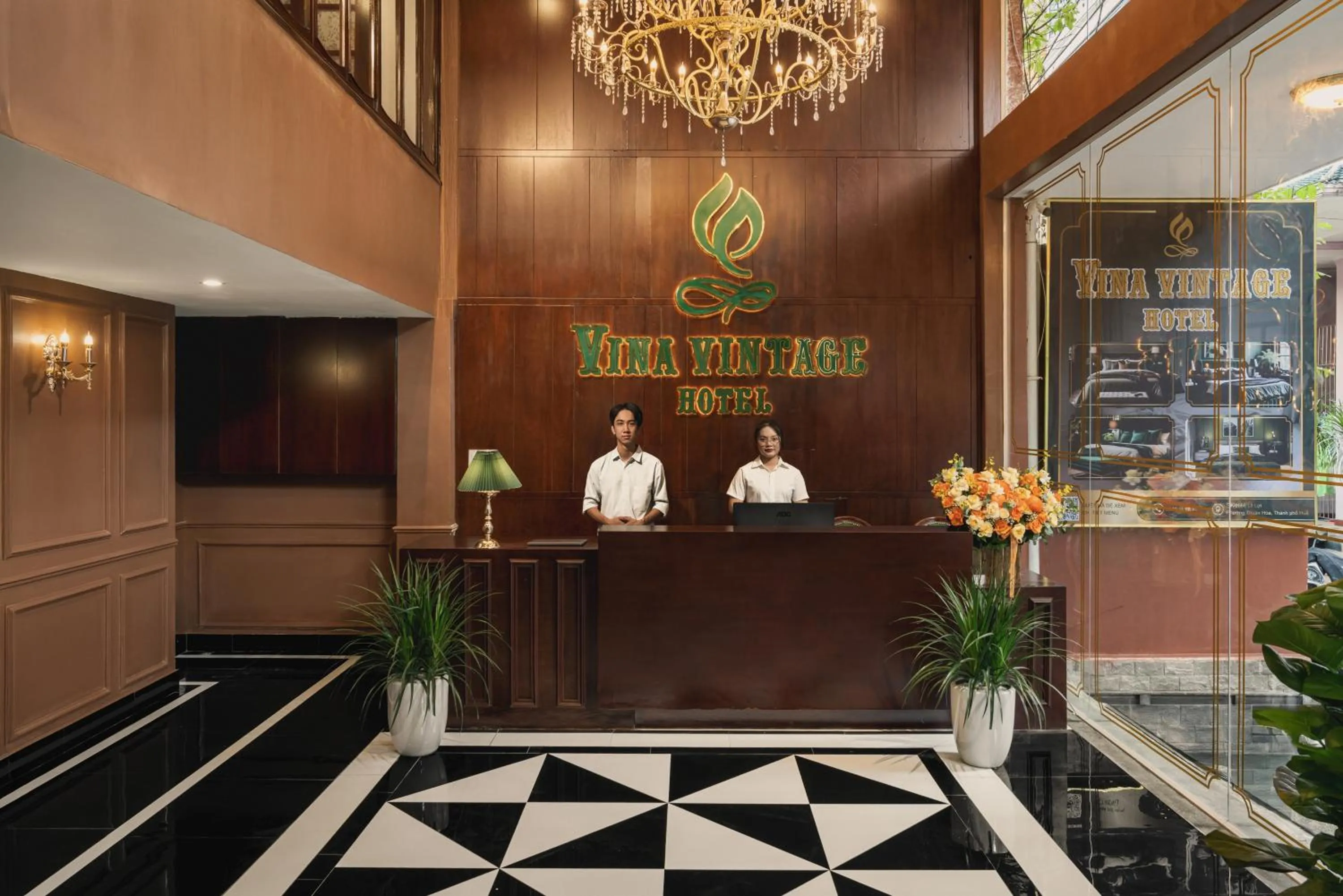 Lobby or reception in Vina Vintage Hotel