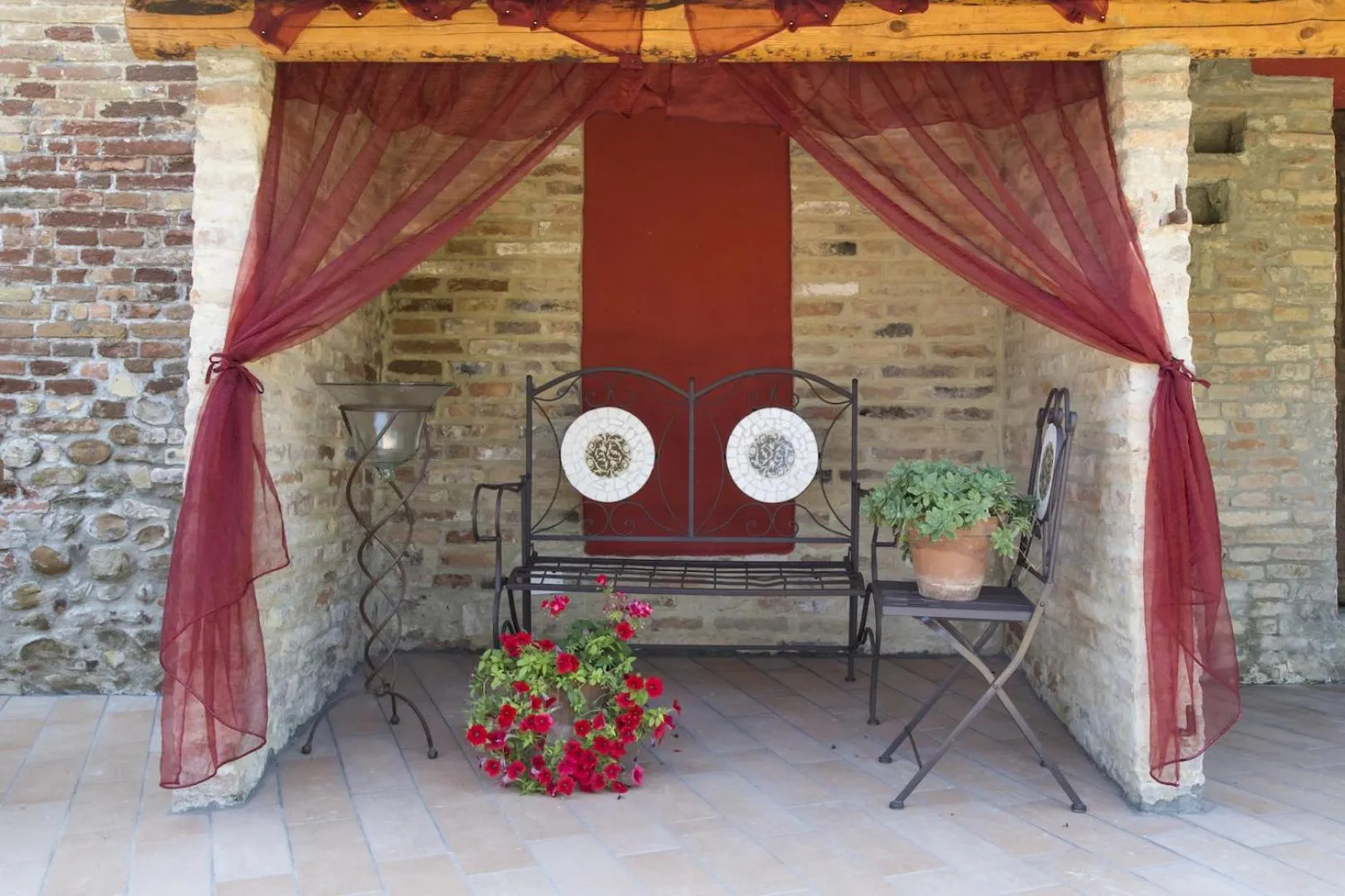 Patio in Agriturismo Corte Decia