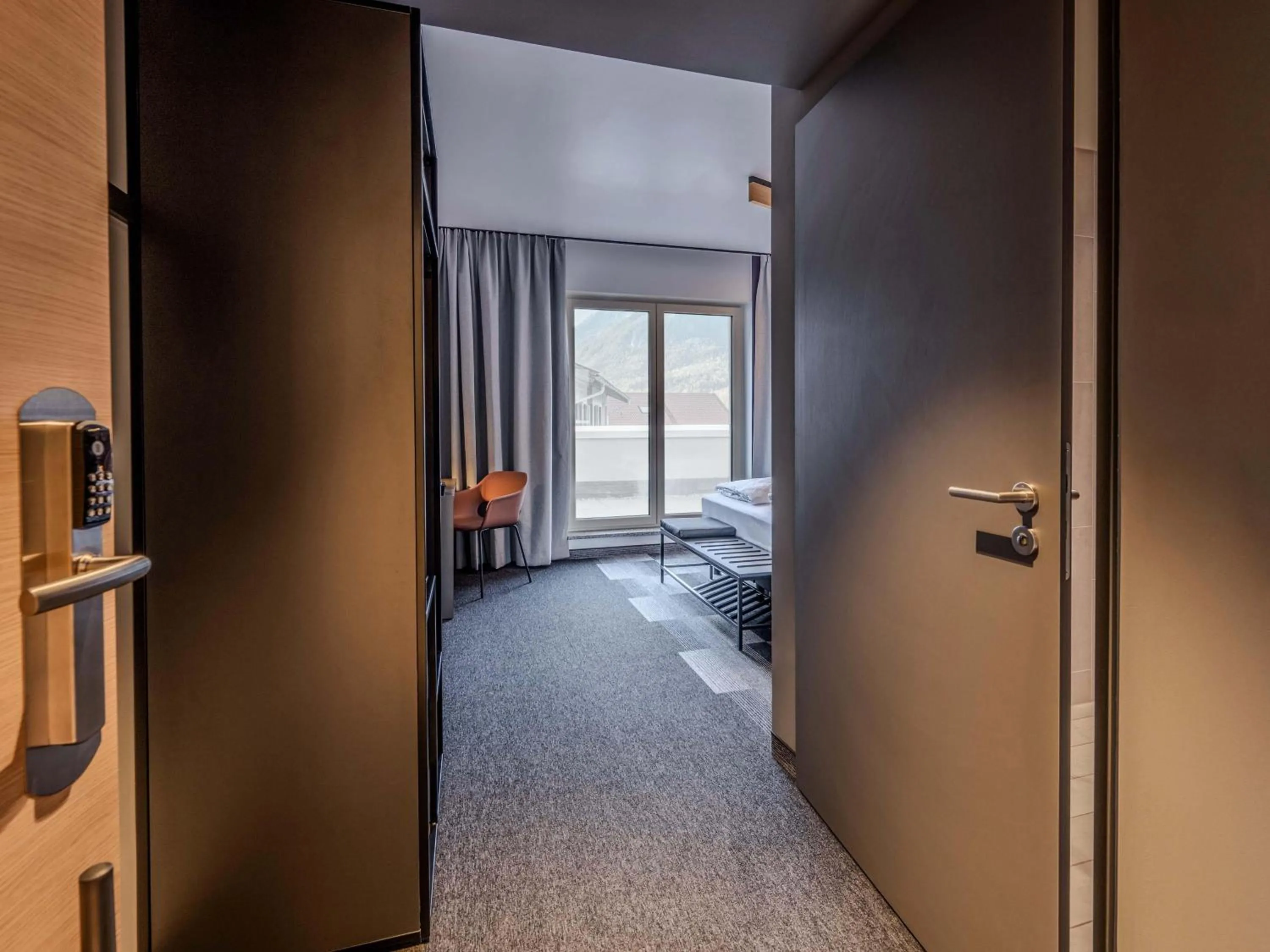 Photo of the whole room, Bed in B&B HOTEL Mittenwald