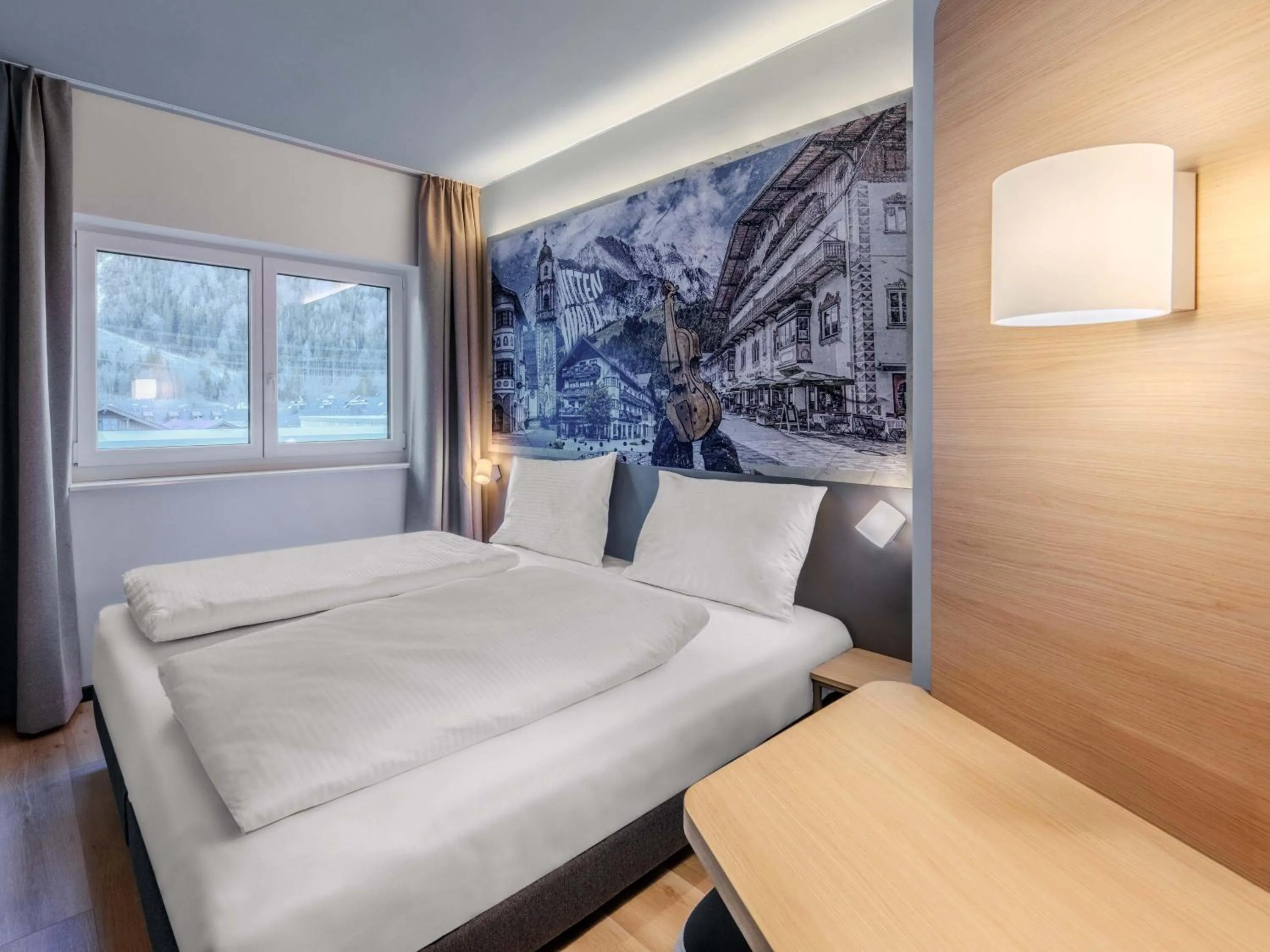 Photo of the whole room, Bed in B&B HOTEL Mittenwald