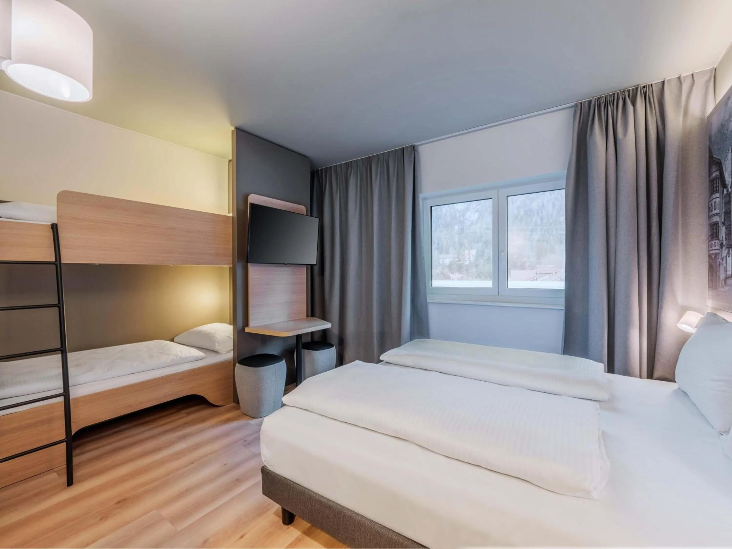Photo of the whole room, Bed in B&B HOTEL Mittenwald