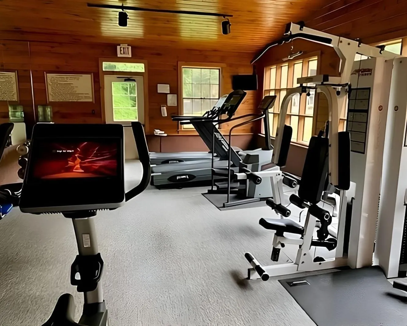 Fitness centre/facilities in Stroudsmoor Country Inn