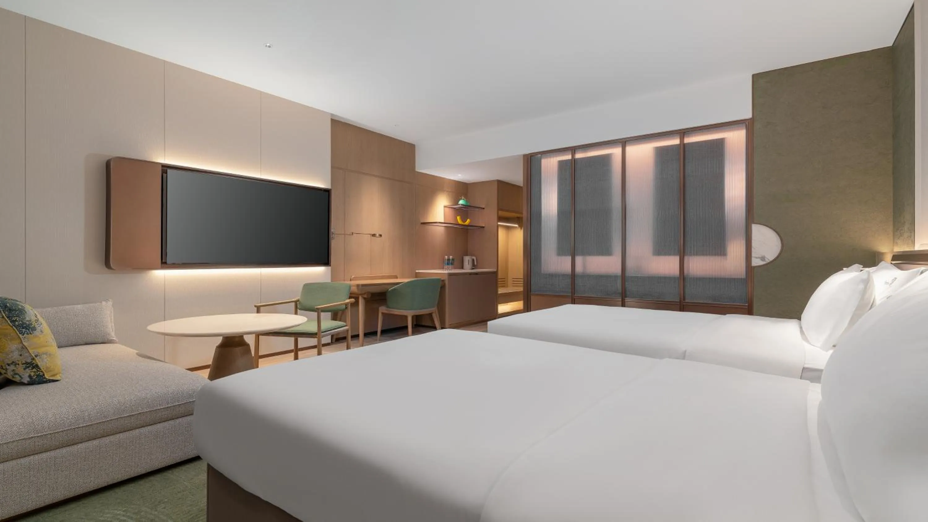 Bedroom, Bed in Holiday Inn Wenzhou Airport by IHG