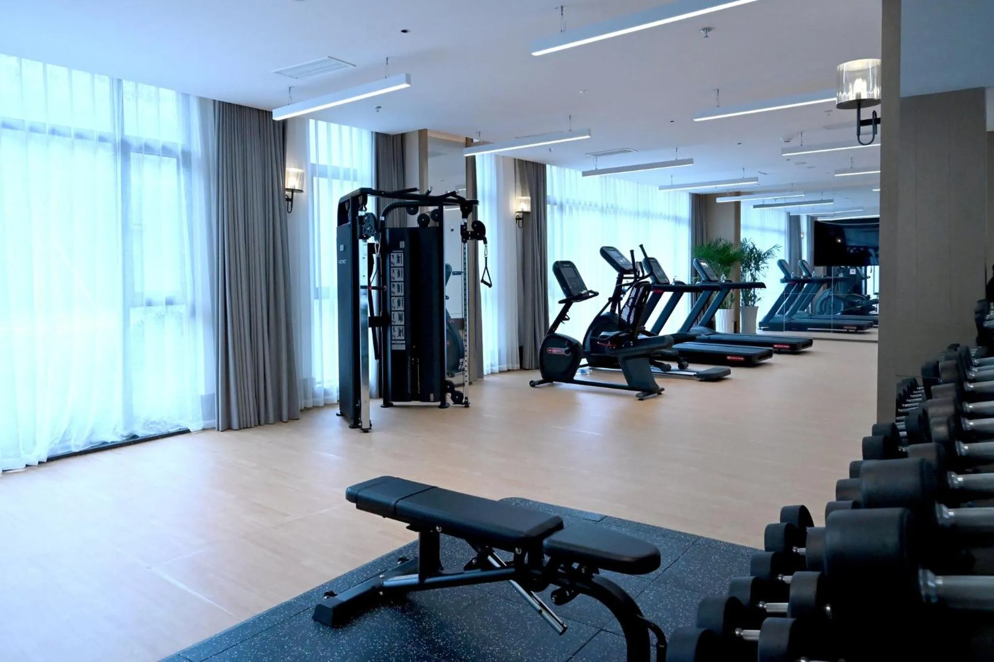 Fitness centre/facilities in voco Wugong Mountain Jiangxi by IHG
