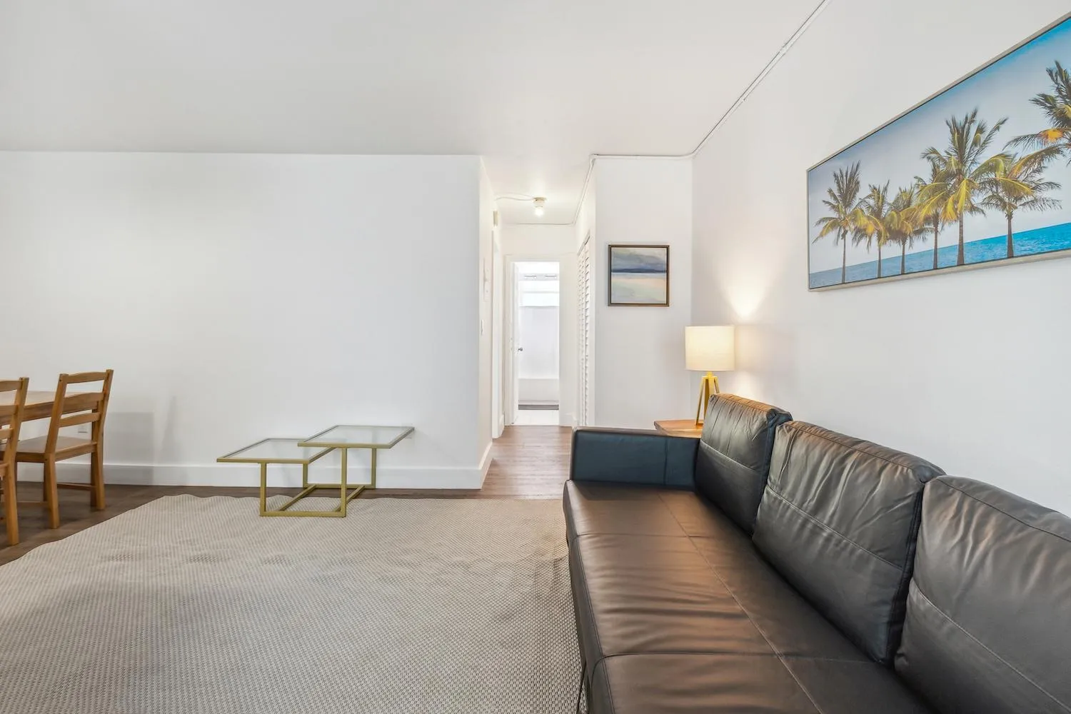 Living room in 713 Miami Beach Apartments