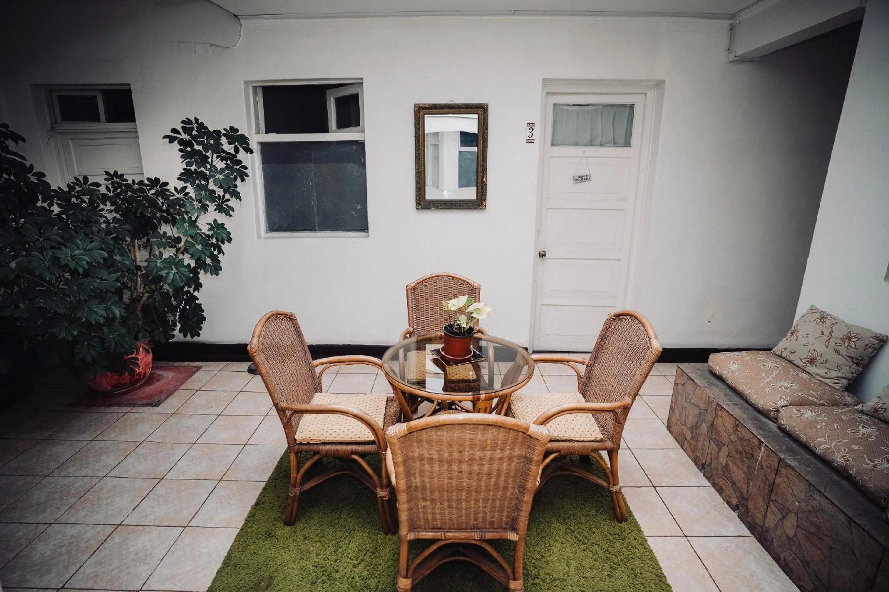 Seating area in Hotel San Agustin