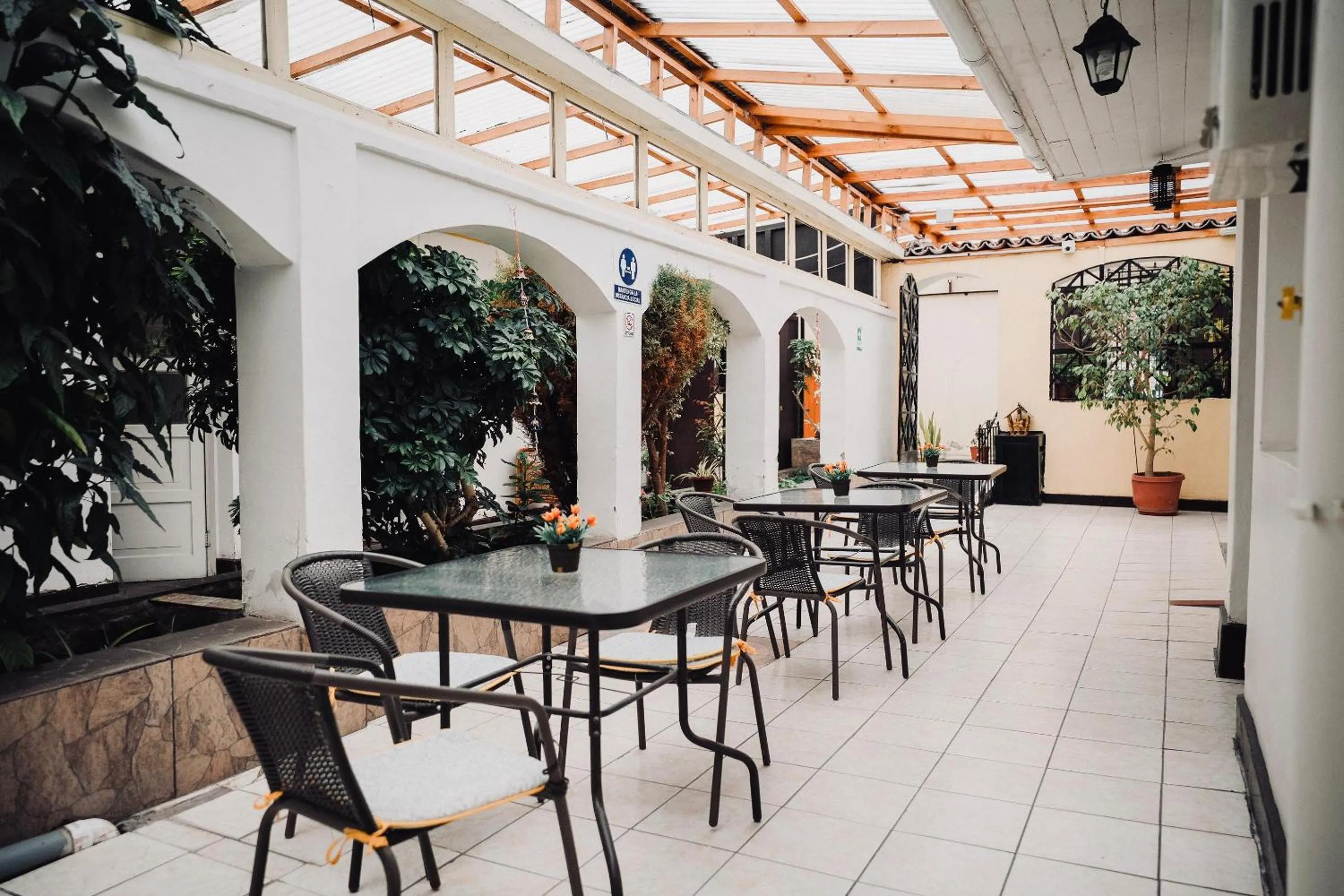Seating area in Hotel San Agustin