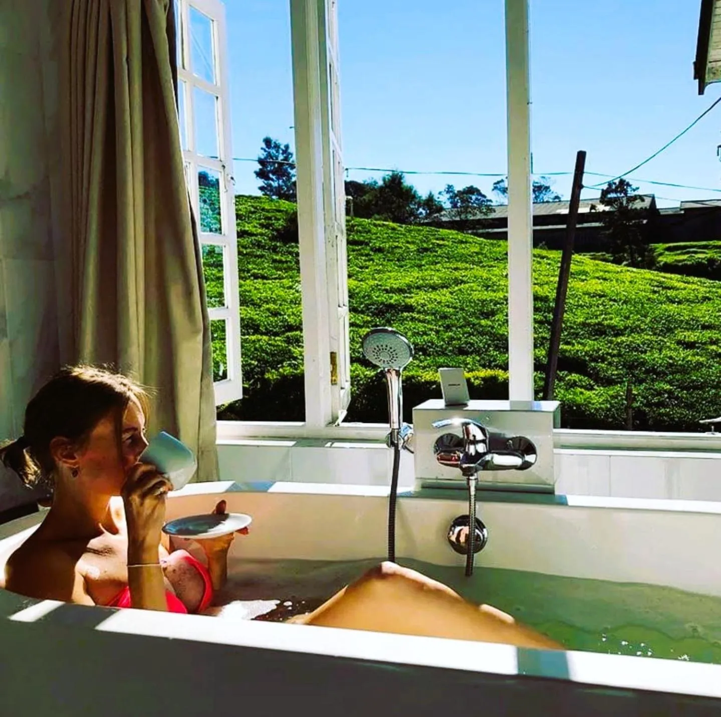 Hot Tub in Villa Tea Fields