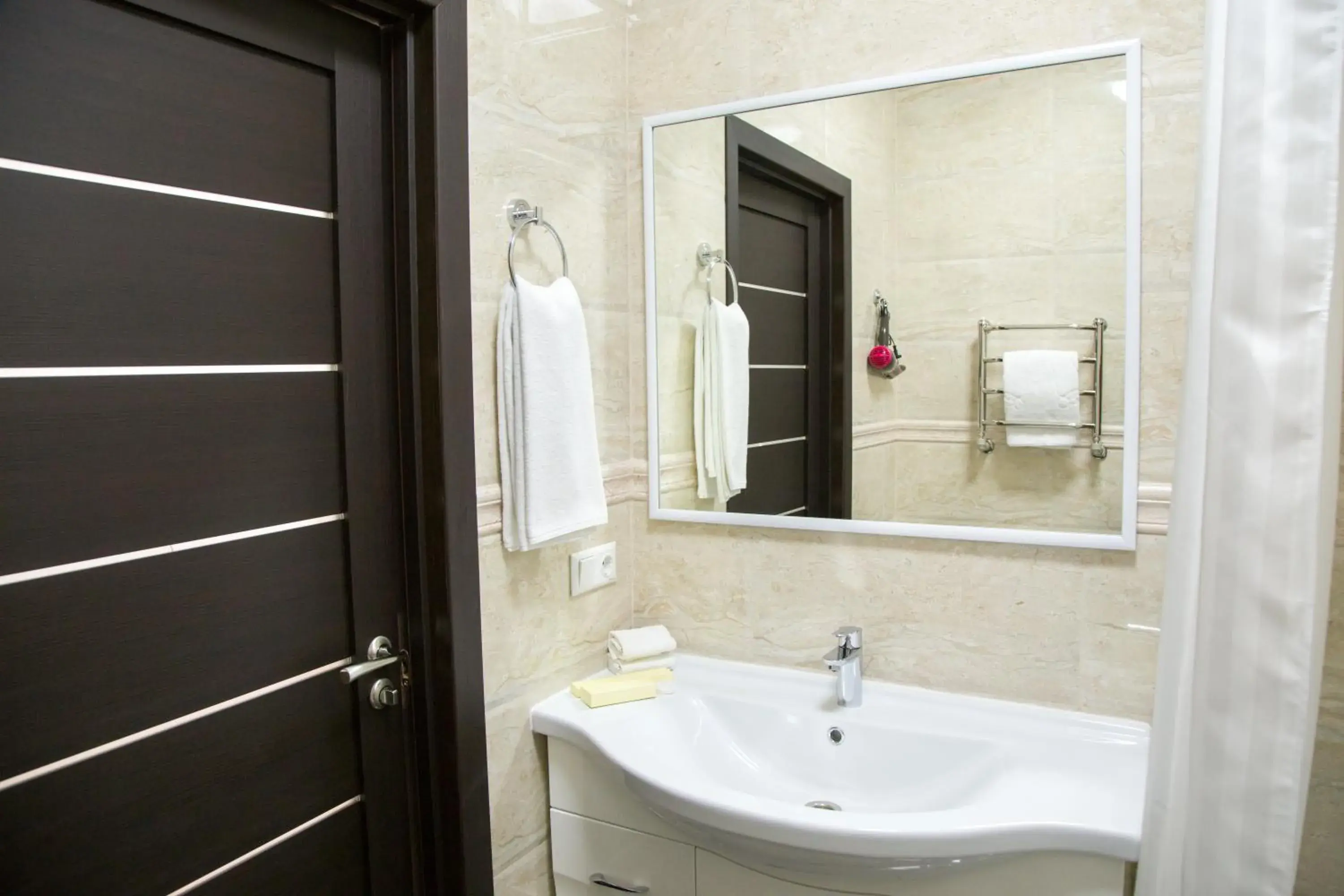 Bathroom in Business Hotel Almaty Bathroom in Business Hotel Almaty