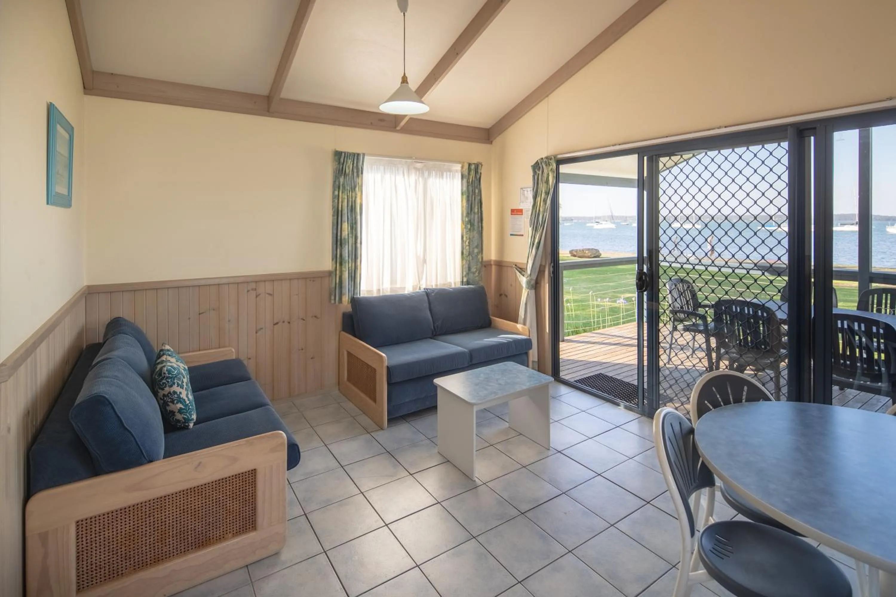 Living room in Ingenia Holidays Lake Macquarie