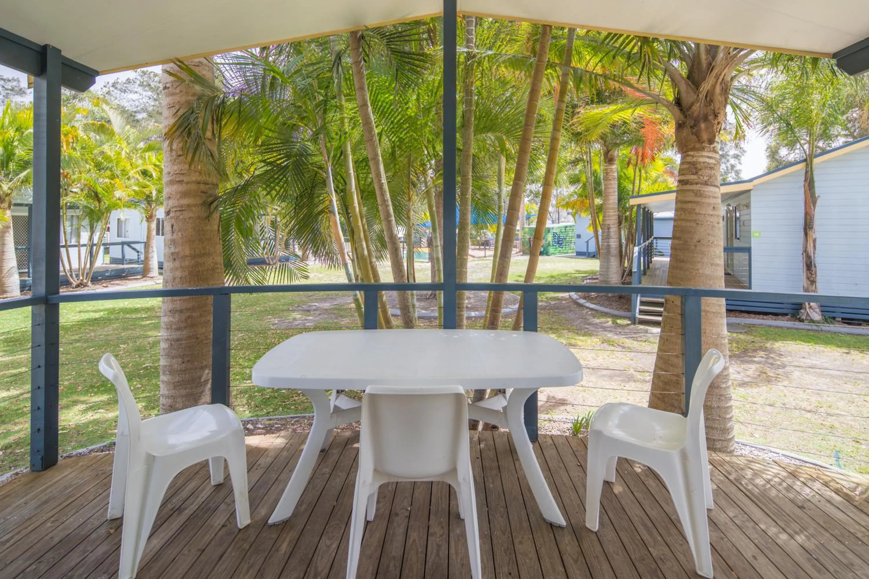 Patio in Ingenia Holidays Lake Macquarie