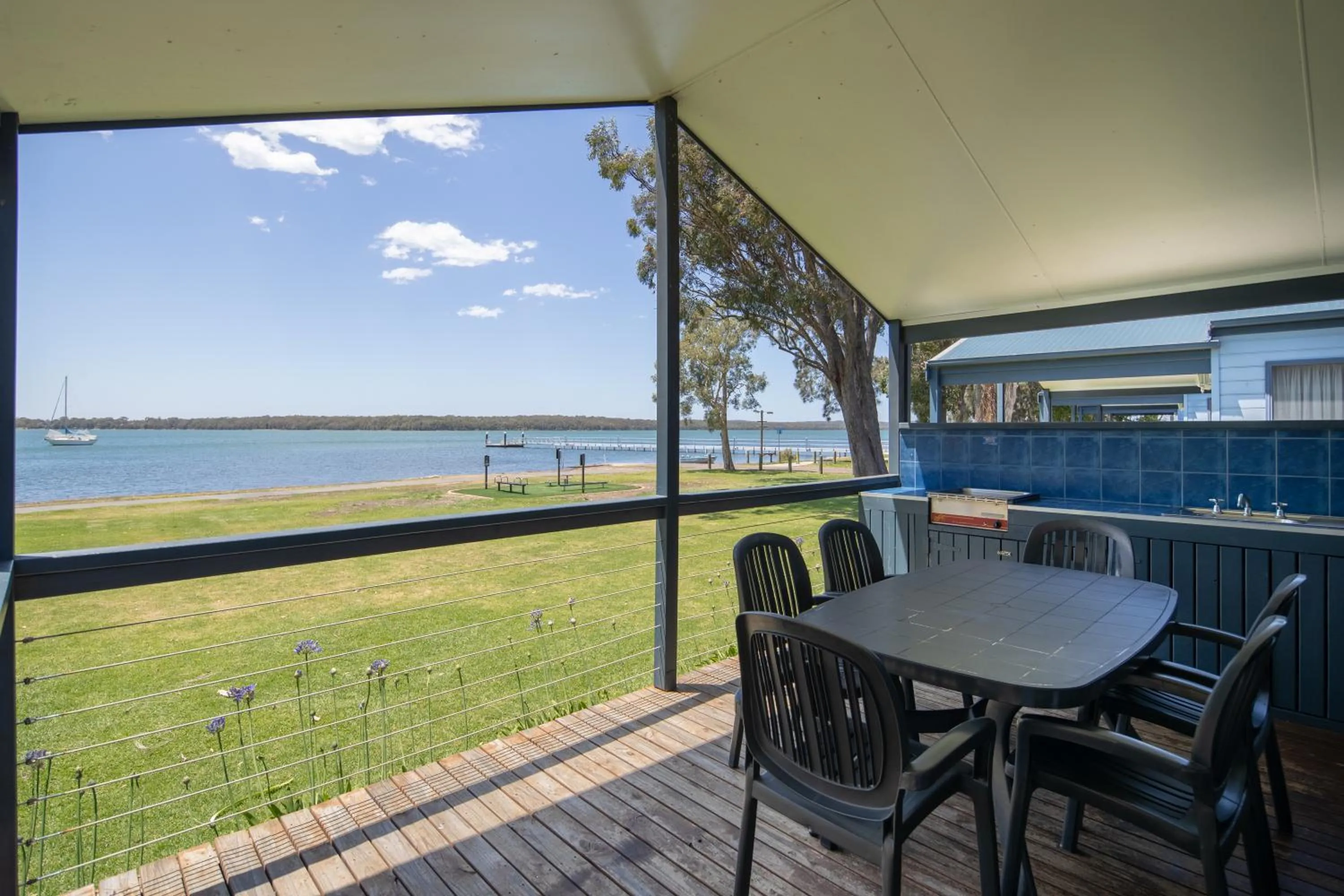 Balcony/Terrace in Ingenia Holidays Lake Macquarie