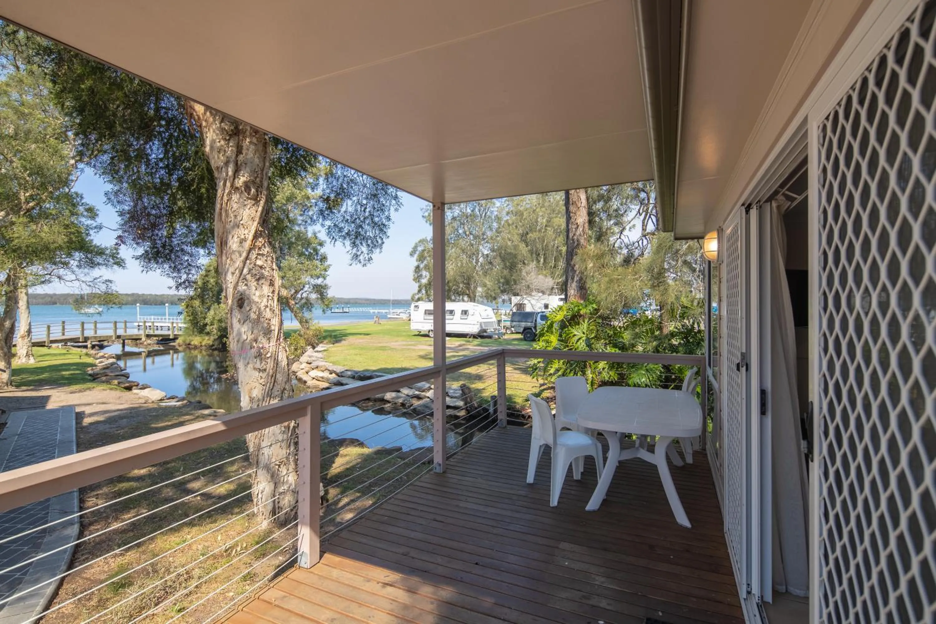 Balcony/Terrace in Ingenia Holidays Lake Macquarie