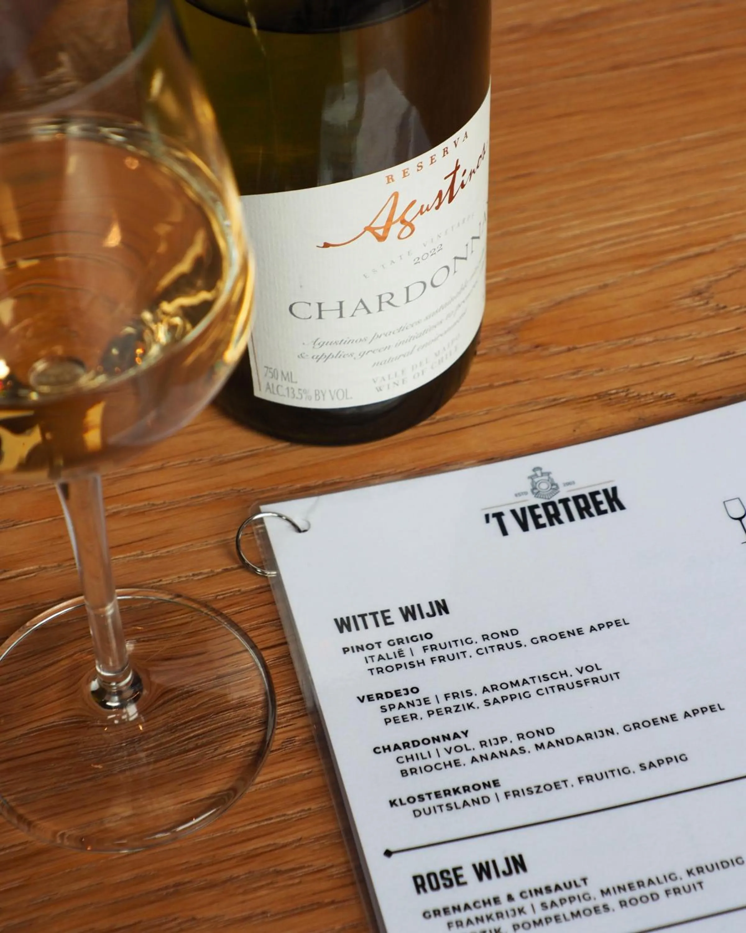 Food and drinks in Hotel 't Vertrek