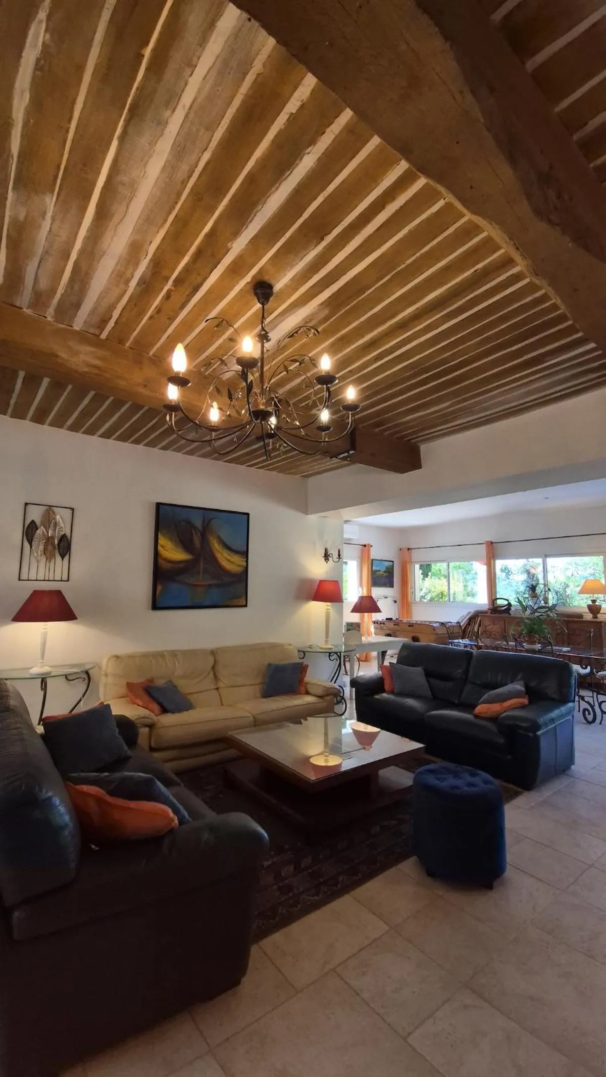 Living room in La Lézardière