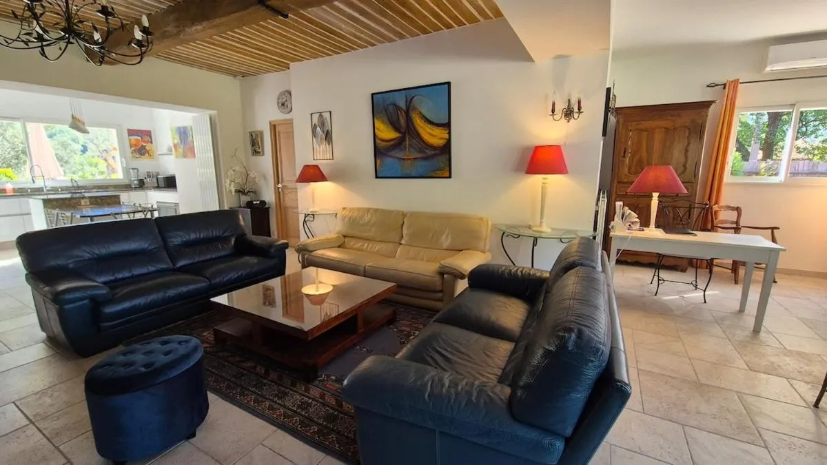 Living room in La Lézardière