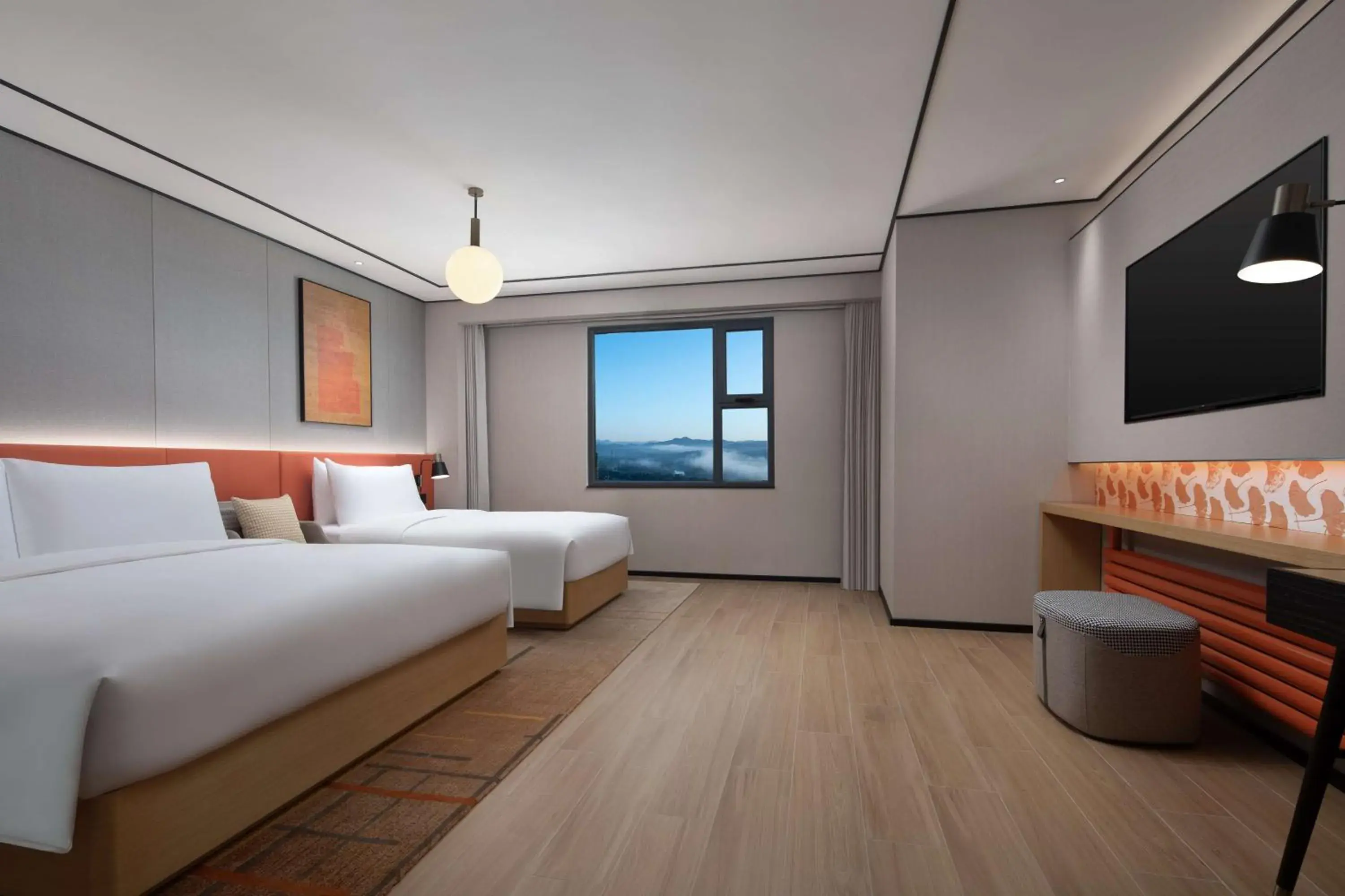 Deluxe King Family Room - Mountain View in Hilton Garden Inn Chengde Mountain Resort Deluxe King Family Room - Mountain View in Hilton Garden Inn Chengde Mountain Resort