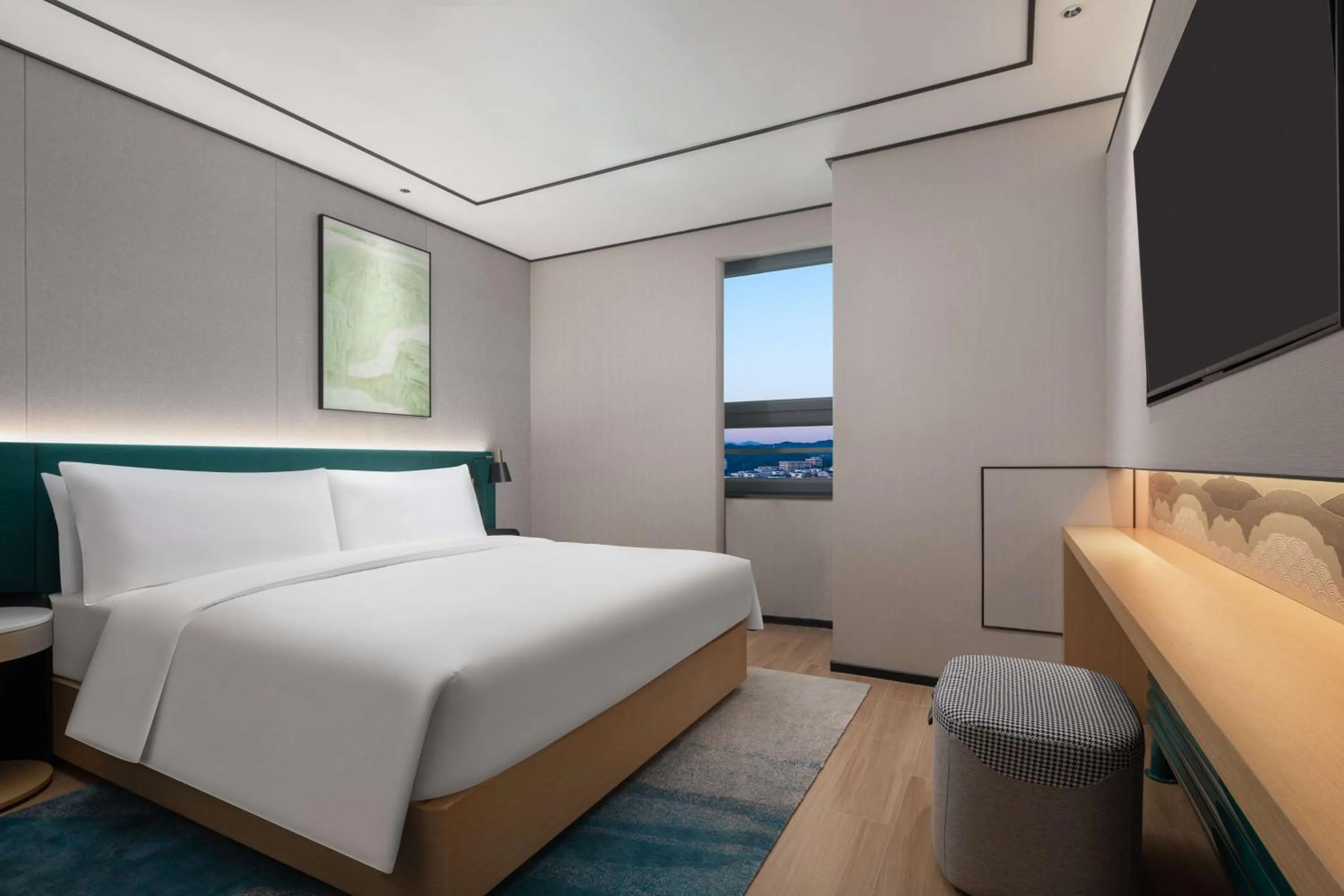 Bed in Hilton Garden Inn Chengde Mountain Resort