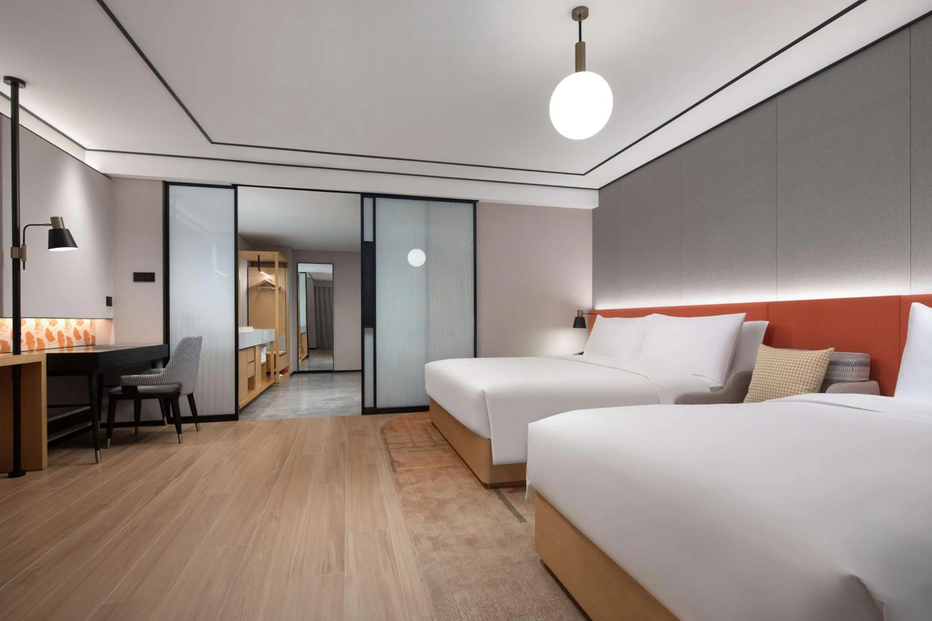 Bedroom, Bed in Hilton Garden Inn Chengde Mountain Resort