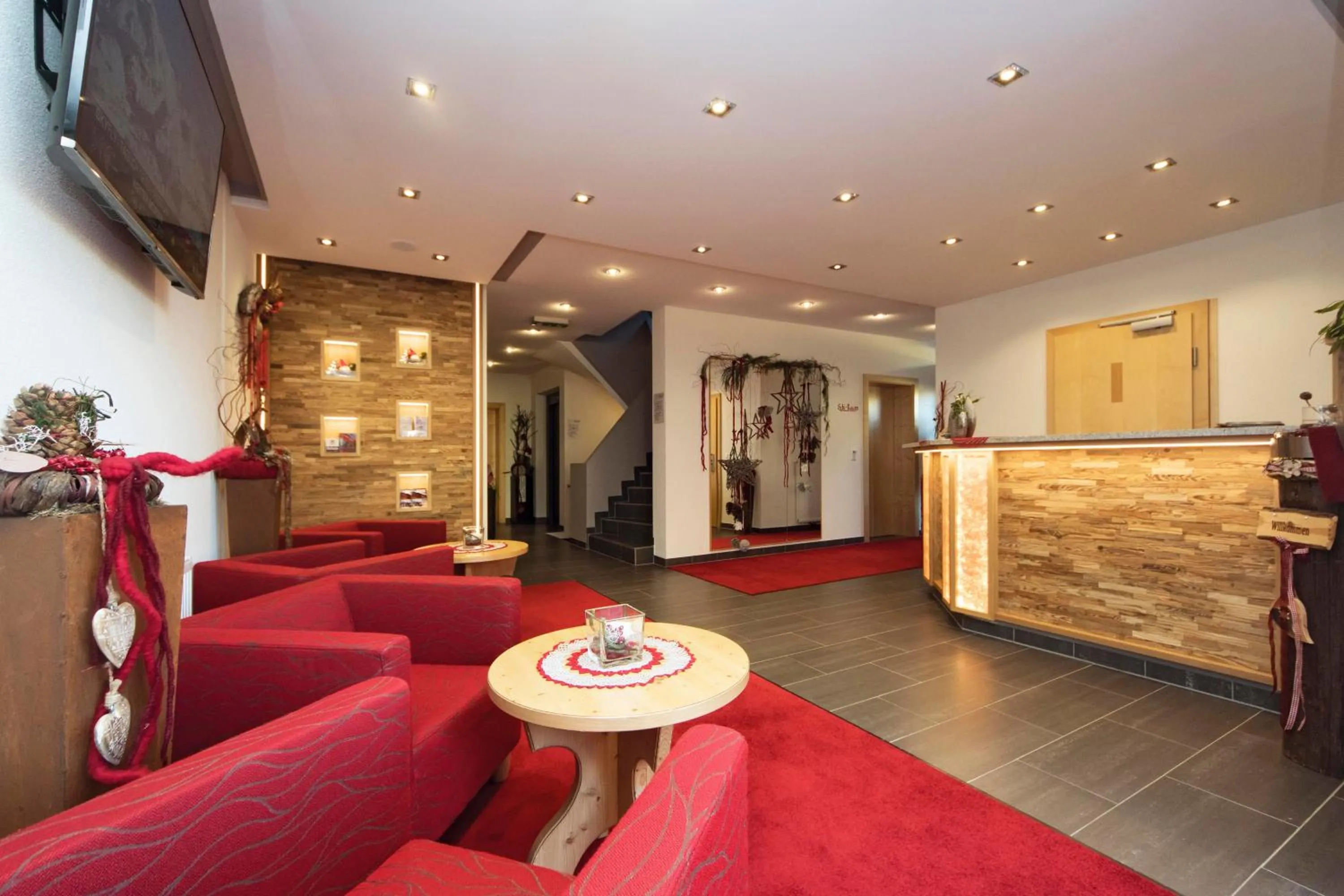 Lobby or reception in Hotel Garni Passeier