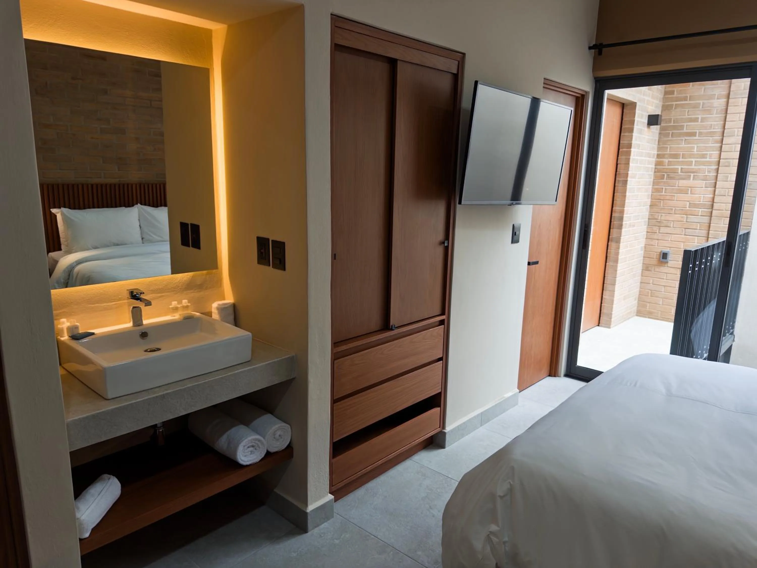 Bed in Kooch Aparthotel