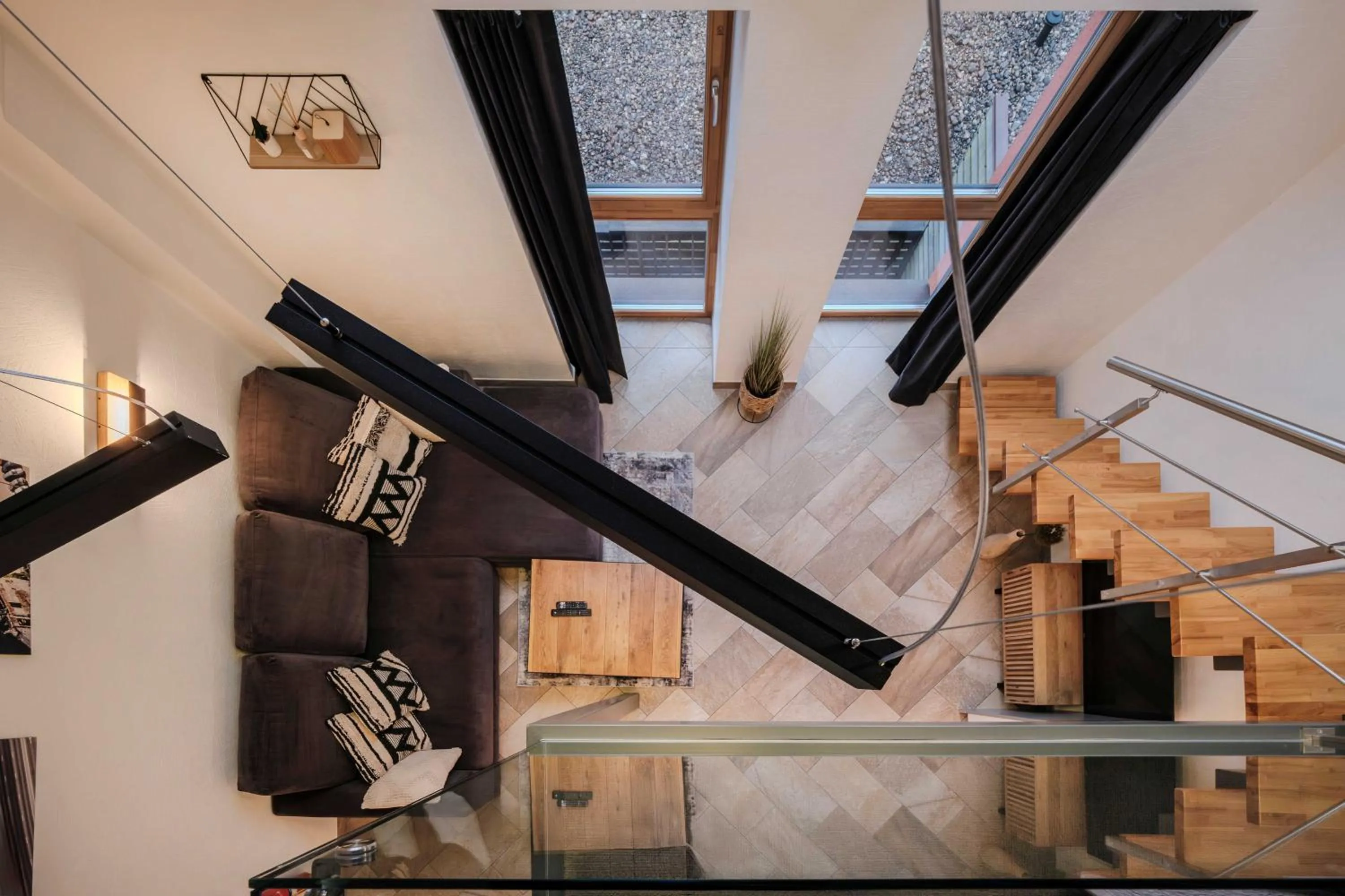 Photo of the whole room in King Mindaugas Apartments