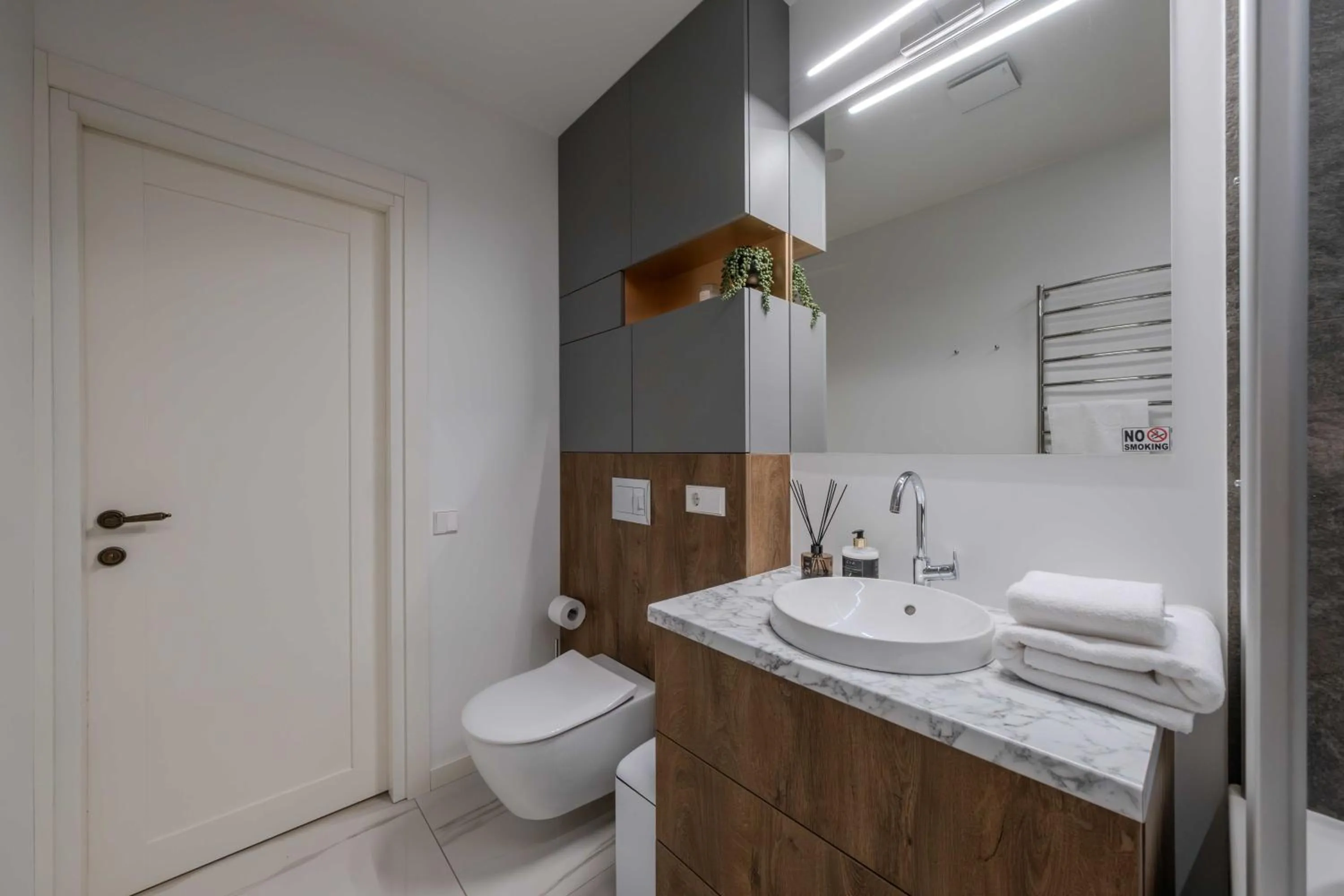 Bathroom in King Mindaugas Apartments