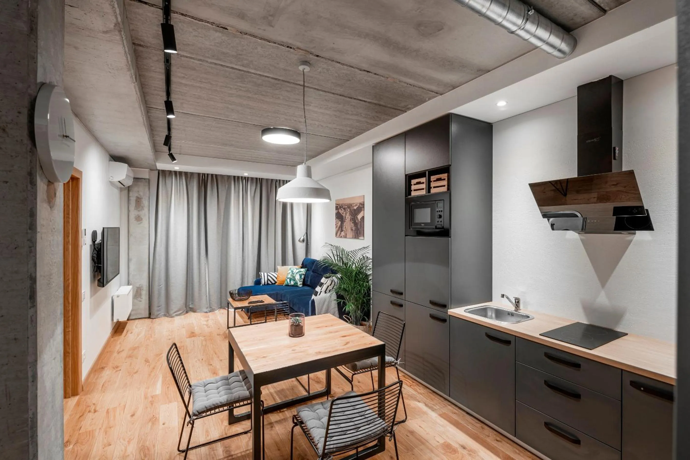 Dining area in King Mindaugas Apartments