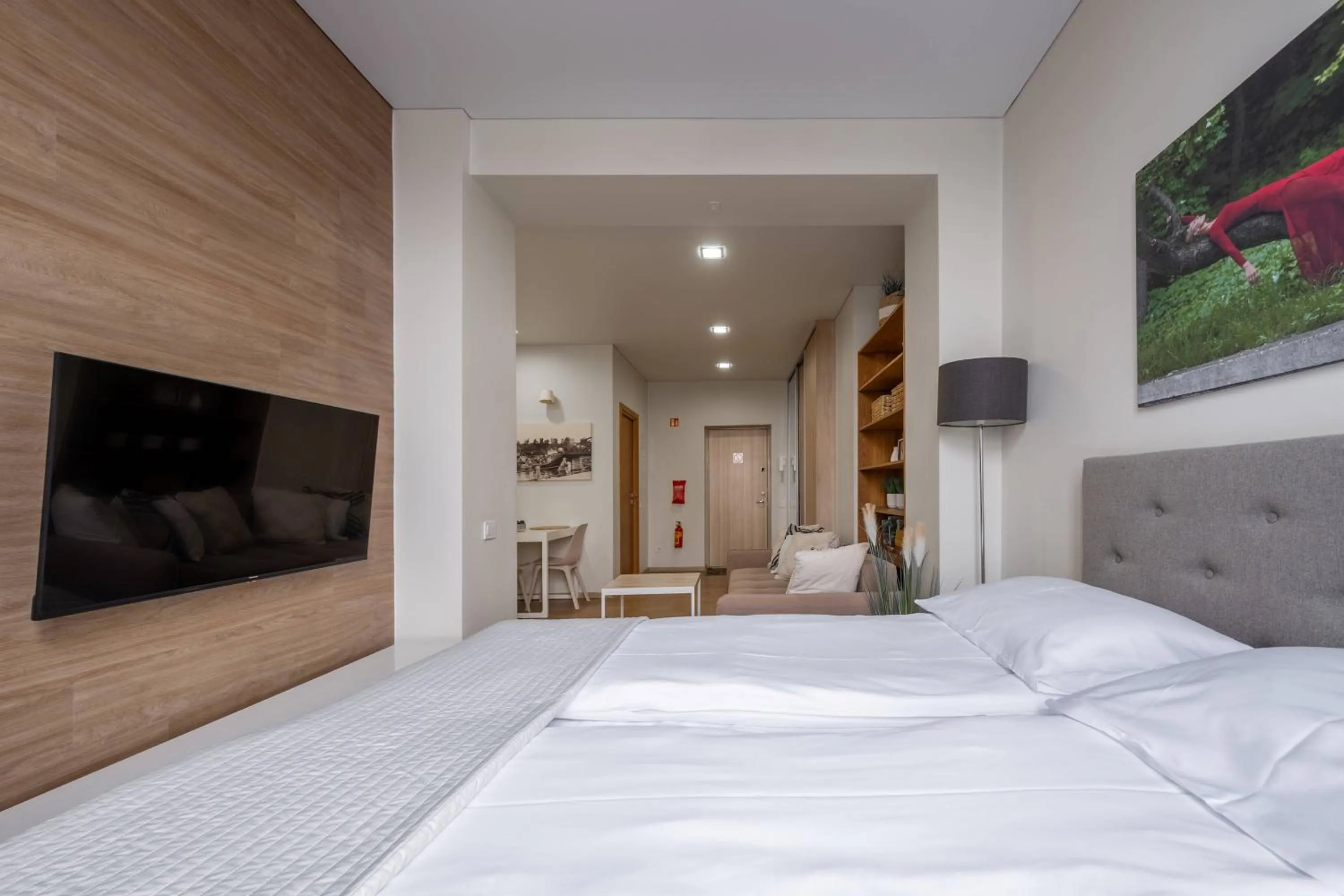 Bed in King Mindaugas Apartments