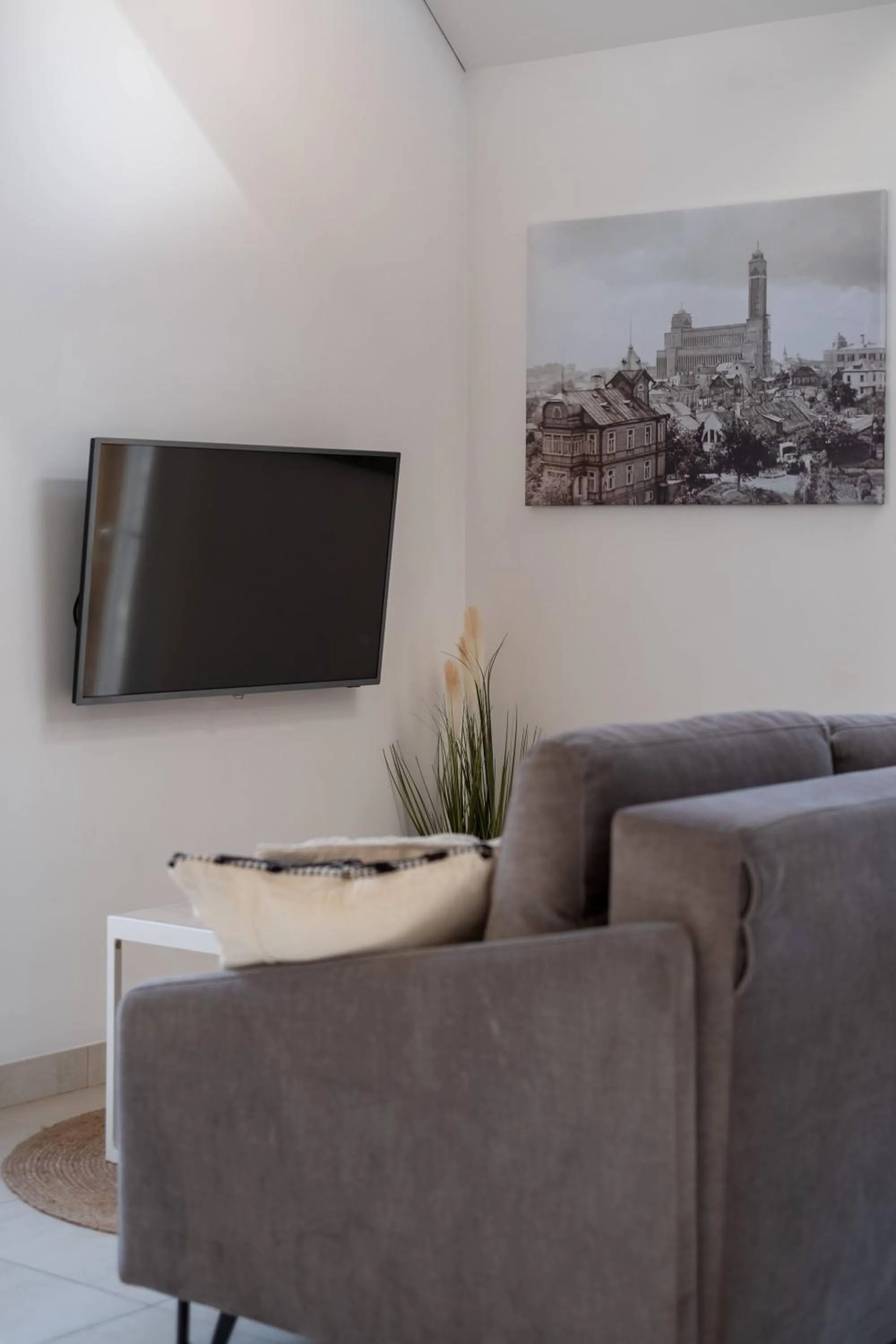 Seating area in King Mindaugas Apartments