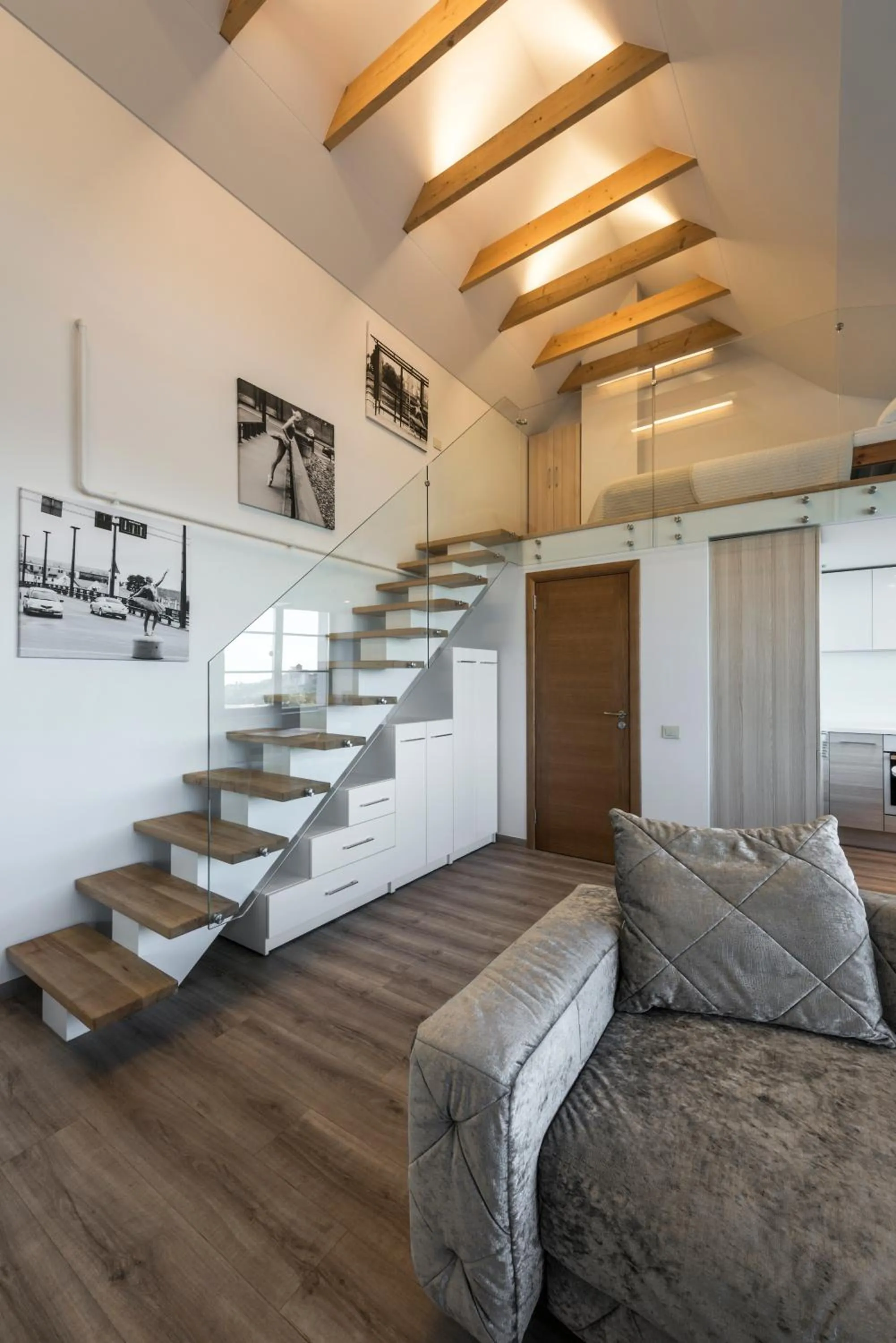 Photo of the whole room in King Mindaugas Apartments