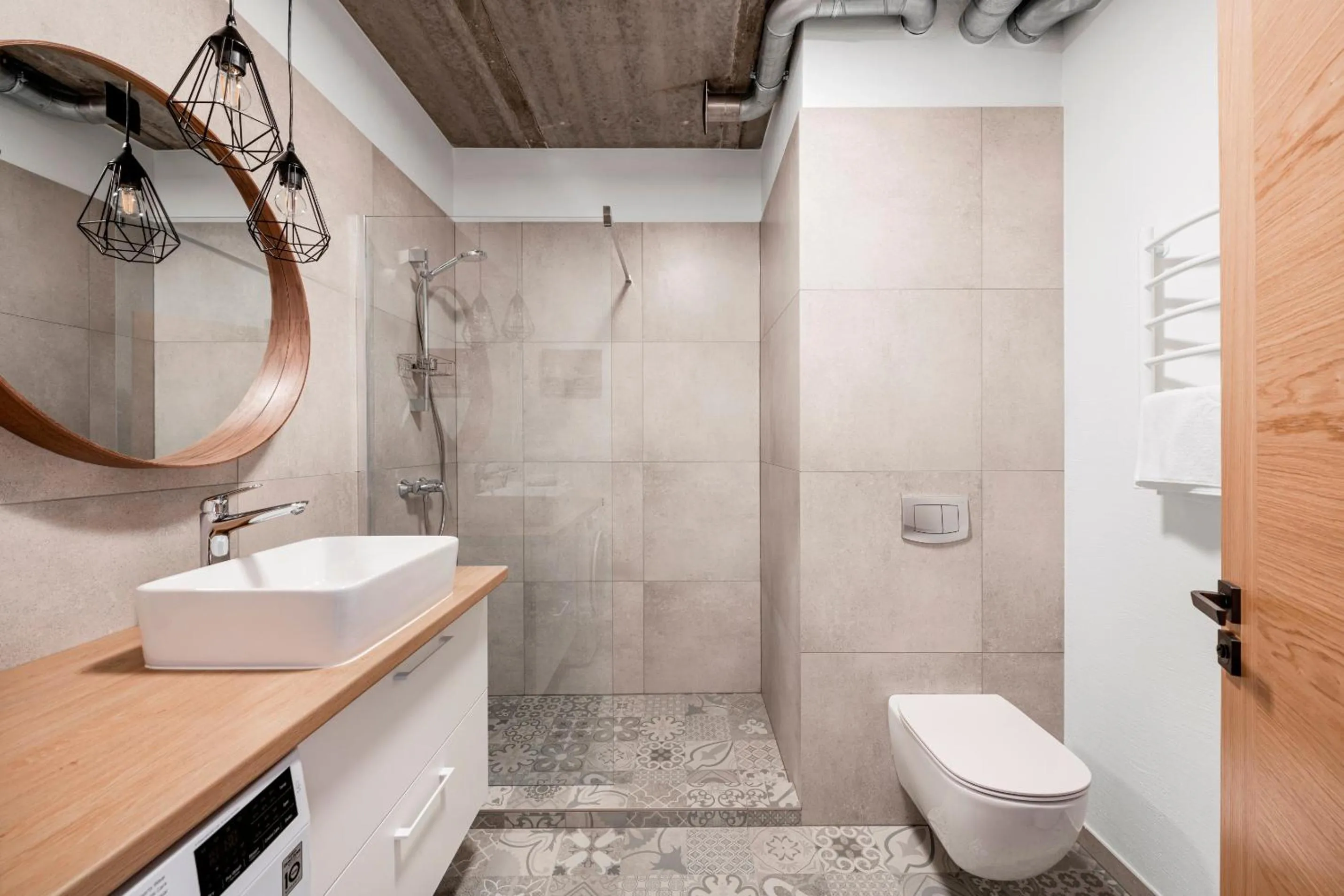 Bathroom in King Mindaugas Apartments